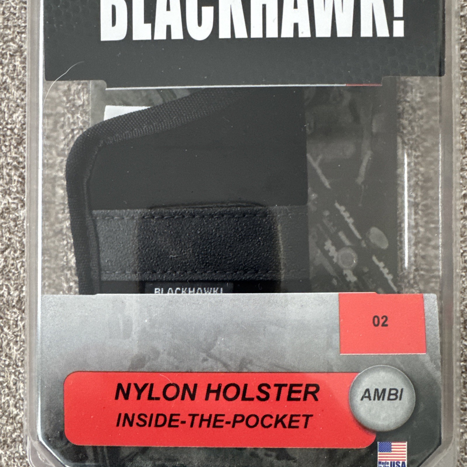 BLACKHAWK Nylon Holster Inside The Pocket AMBI FAST  SHIPPING