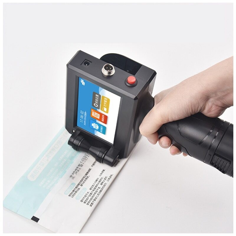 Language Inkjet Printer Production Plastic Carton Hand Jet Handheld Thermal
