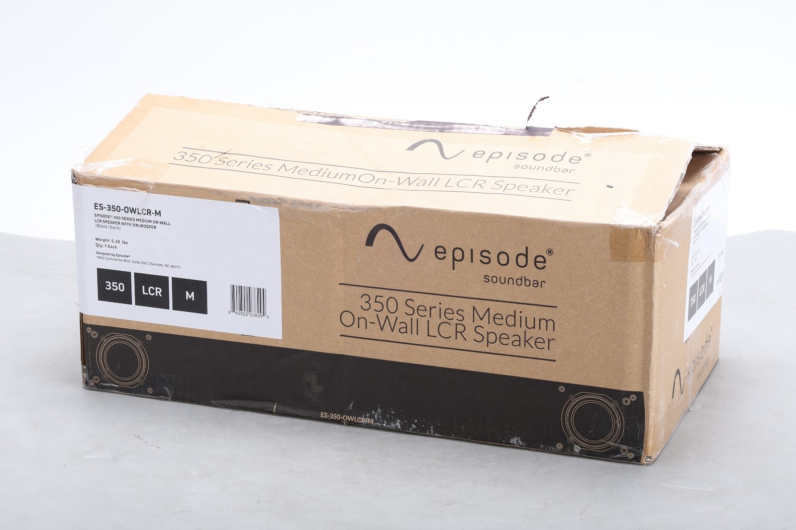 Episode ES-350-OWLCR-M Medium On-Wall LCR Speaker & 3" Woofer Single - Open Box