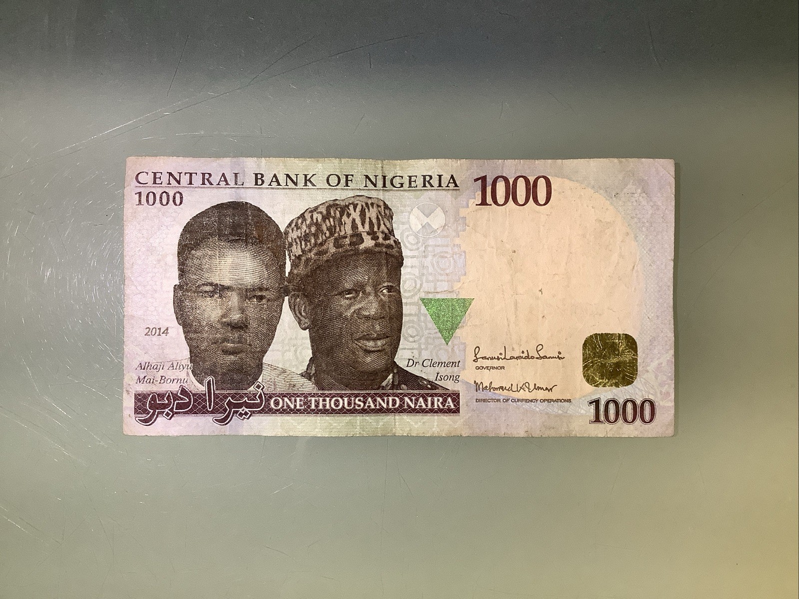 Nigeria 1000 Naira 2014 Circulated