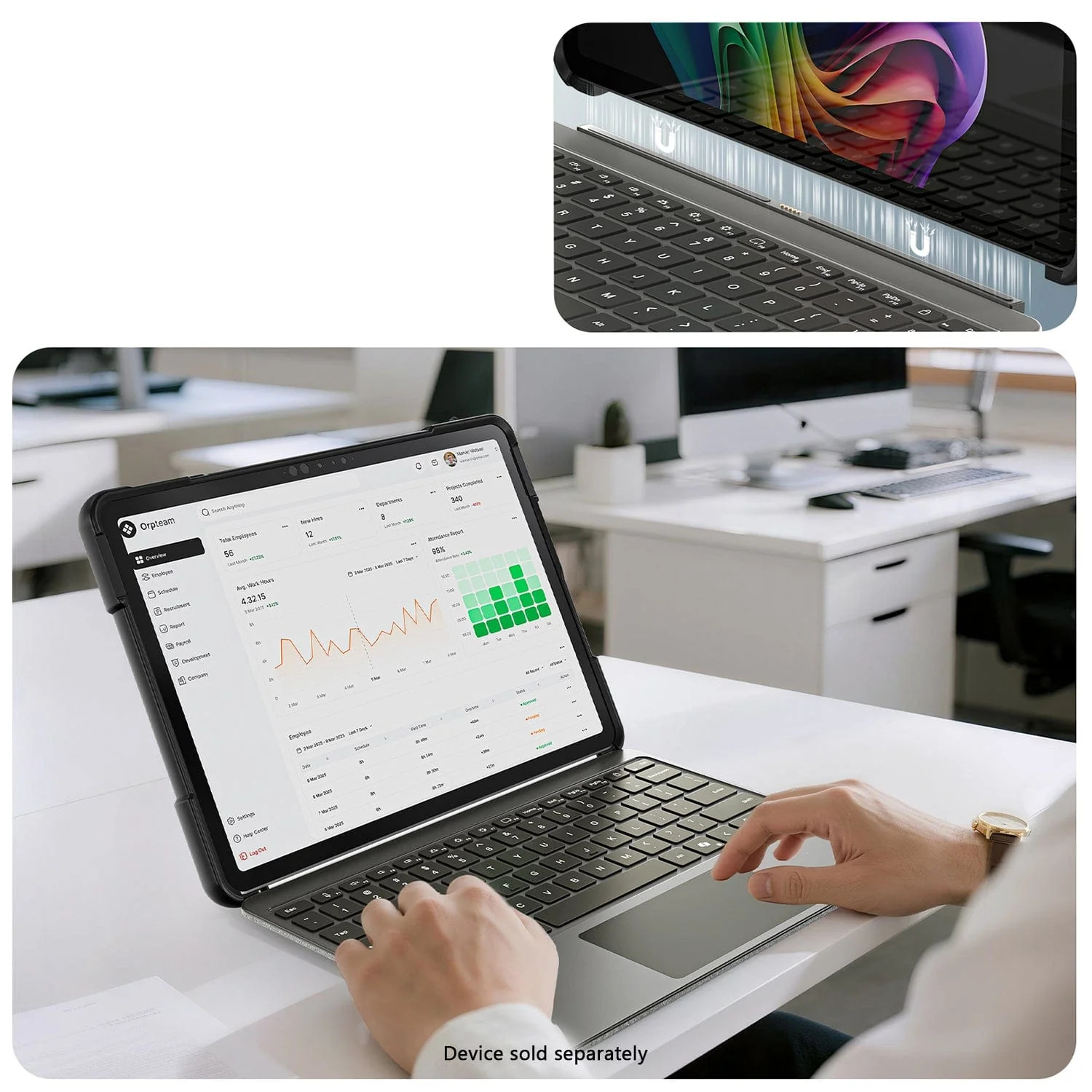 Microsoft Surface Pro 12" Case - Heavy-Duty with Hand & Shoulder Strap