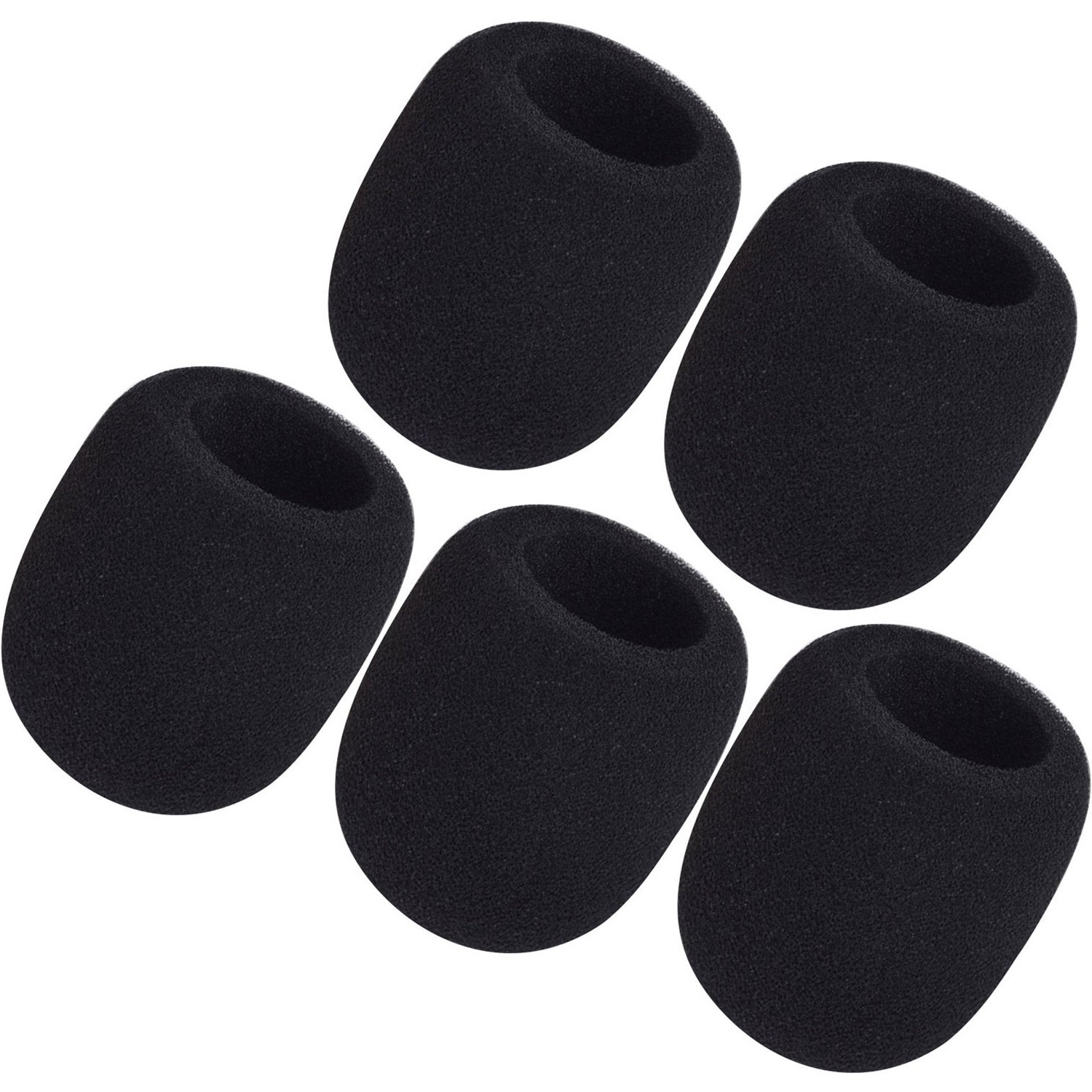 5 Pack Microphone Foam Windscreen for Shure SM58 Handheld Microphone Wireless