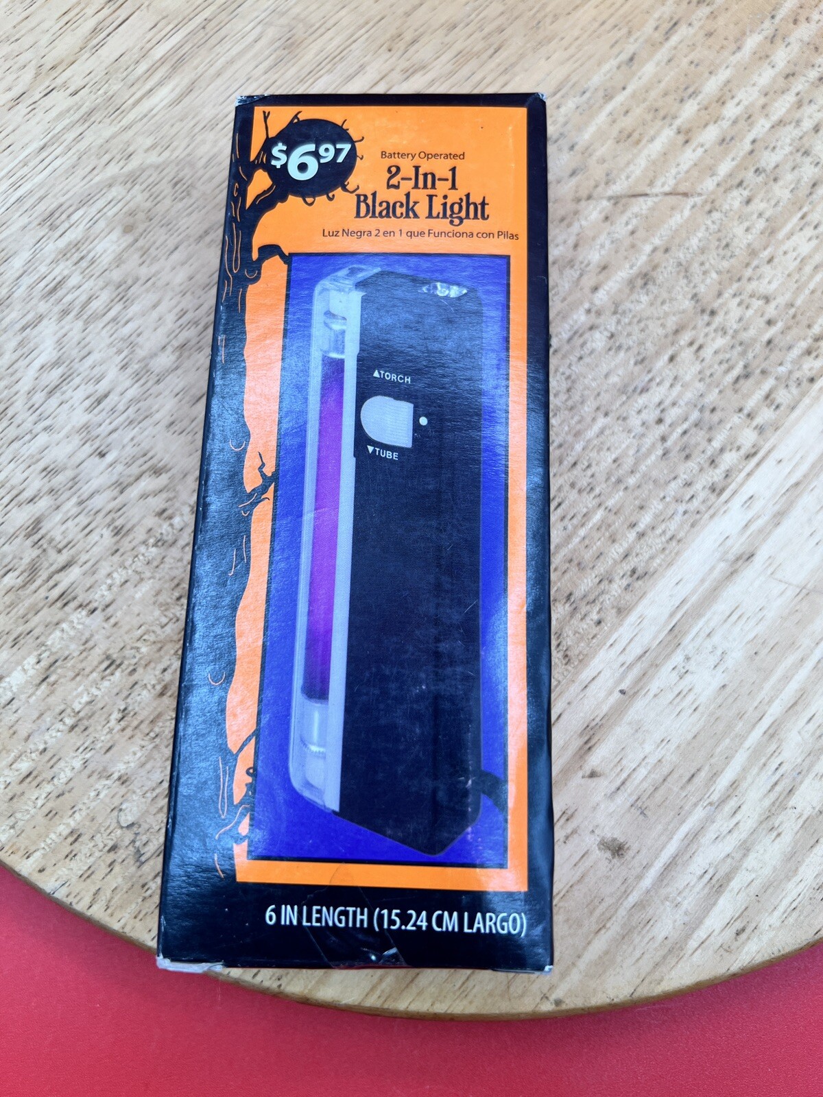 2-In-1 Black Light Flashlight UV Lamp New