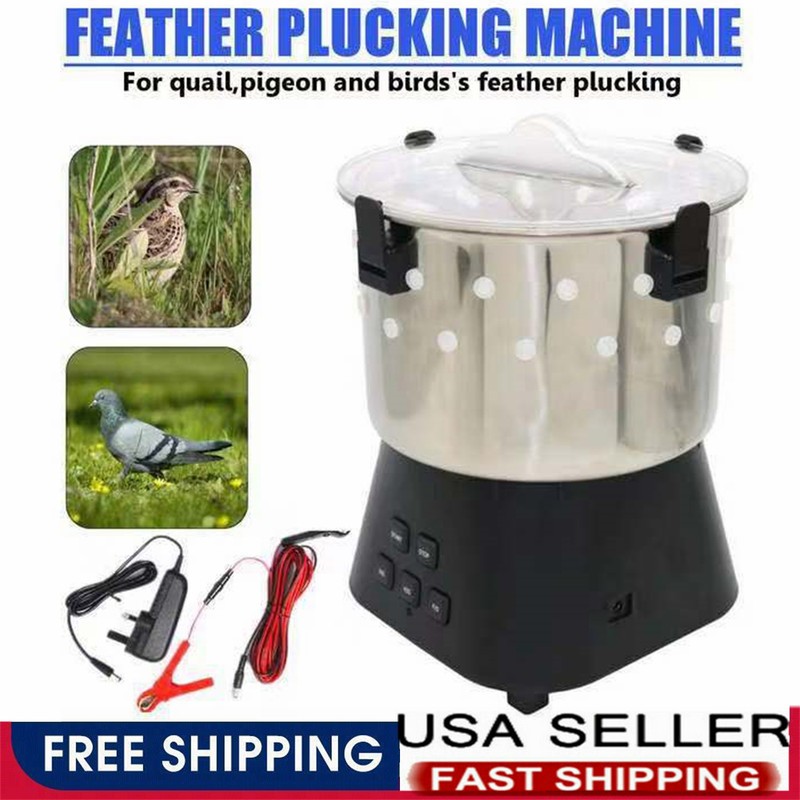 Small Chicken Plucker Plucking Machine Poultry De-Feather Stainless Mini Machine