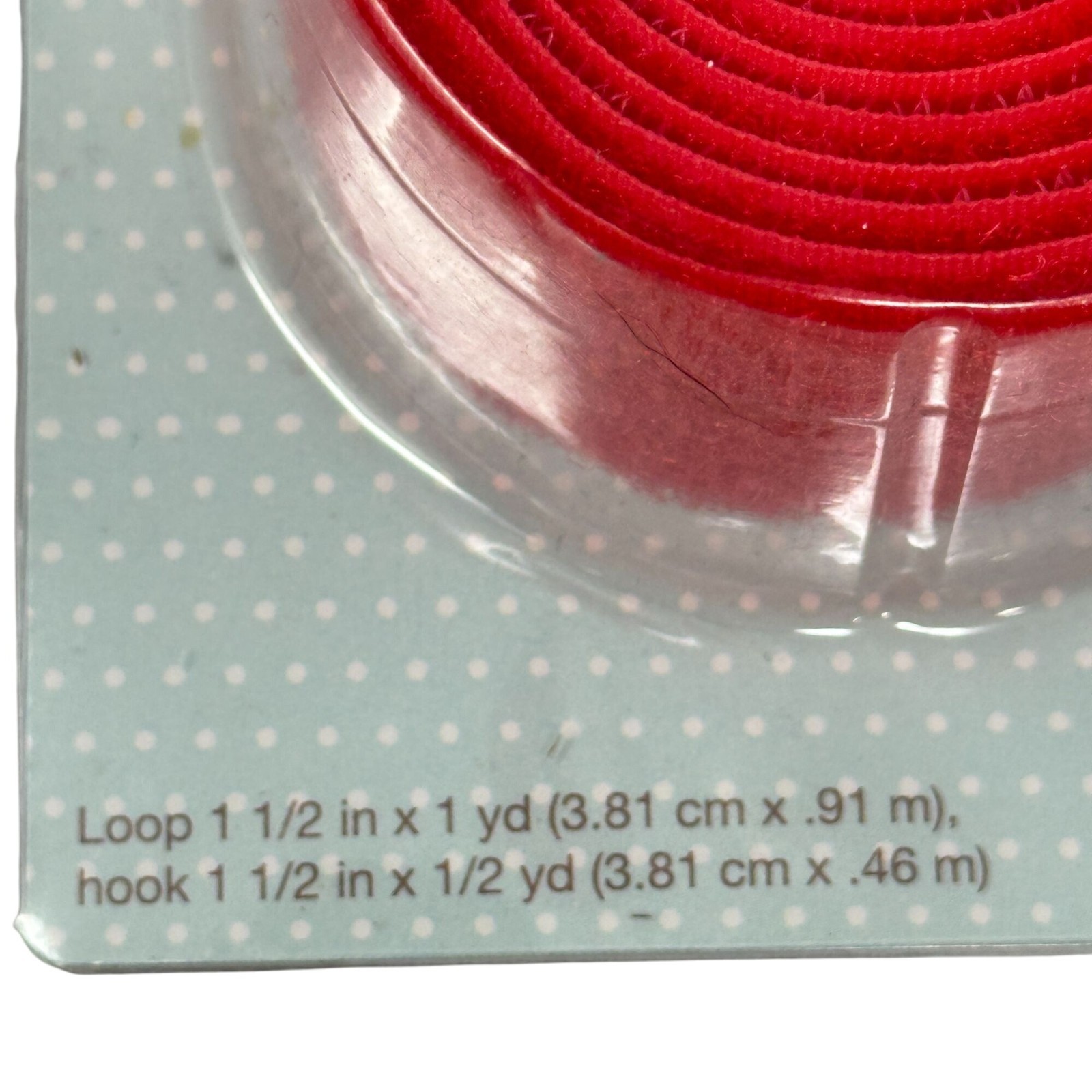 Discontinued Babyville 35071 EZ Adjust Tape Hook Loop Red DIY Cloth Diaper