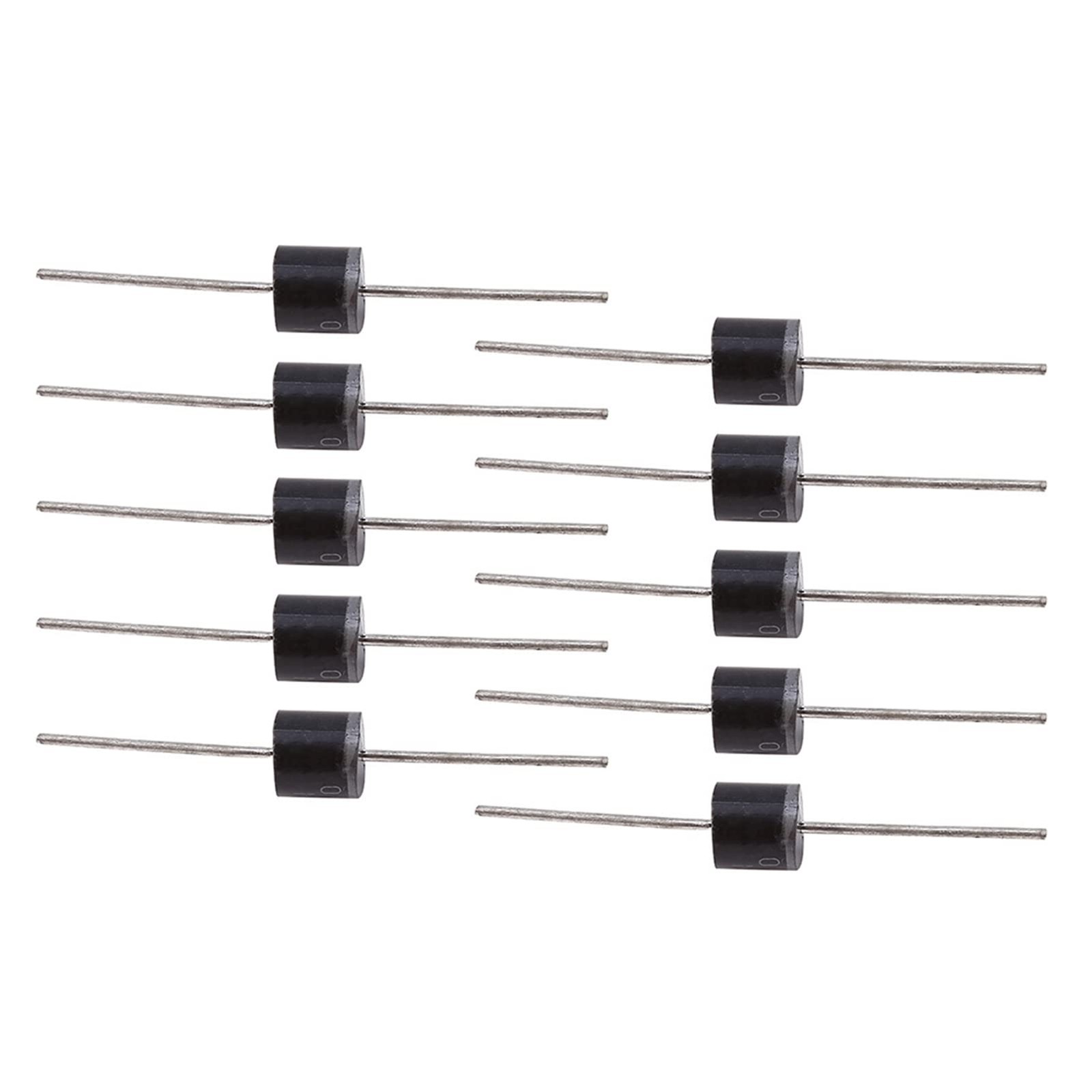 50pcs 10A10 1000V diode 12v High Voltage Rectifying Diodes One Way Electrical...