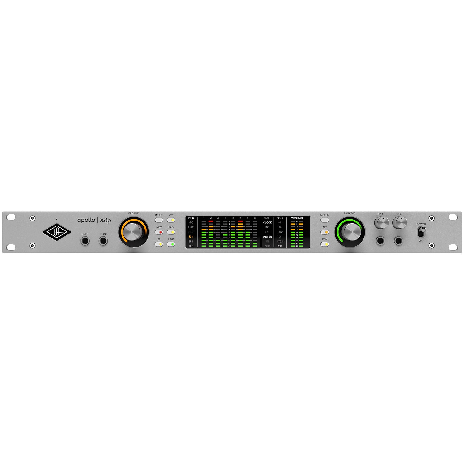 Universal Audio Apollo x8p Gen 2 Thunderbolt Audio Interface - Studio+ Edition