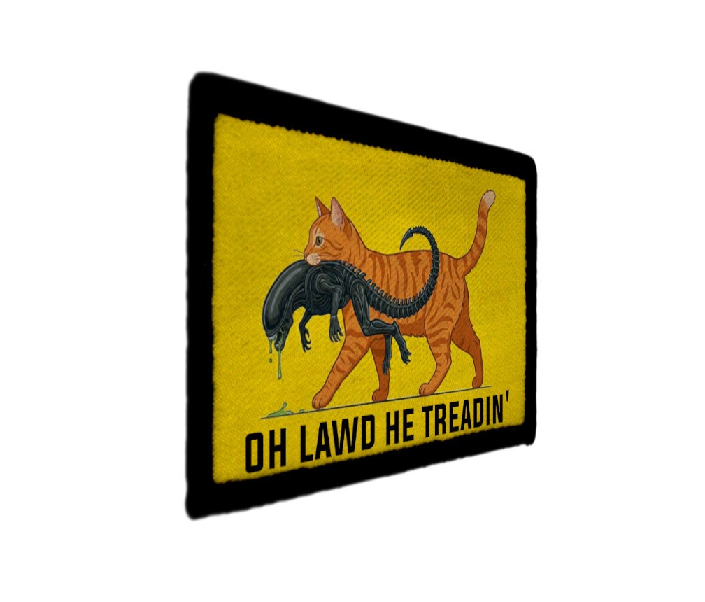Oh Lawd He Treading Jonsie Xenomorph alien Patch Sew on [sub]
