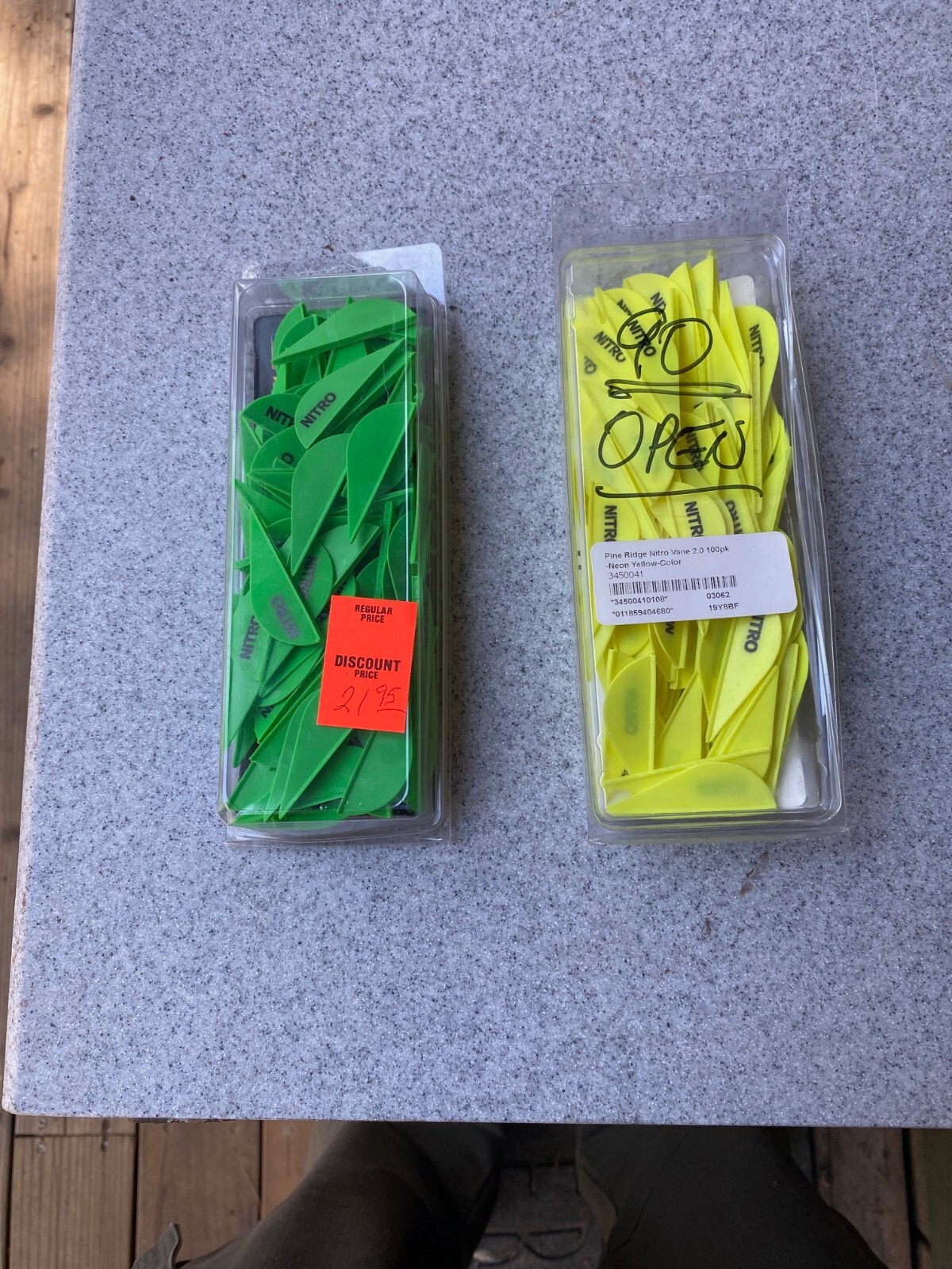 Nitro 2 inch vanes 190 count by Pine Ridge