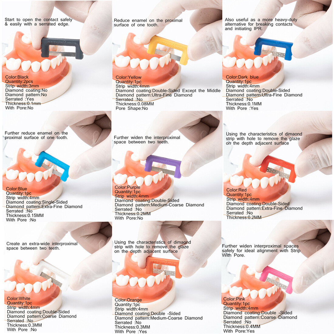 5boxes IPR System Dental Orthodontic Interproximal Enamel Reduction Strips