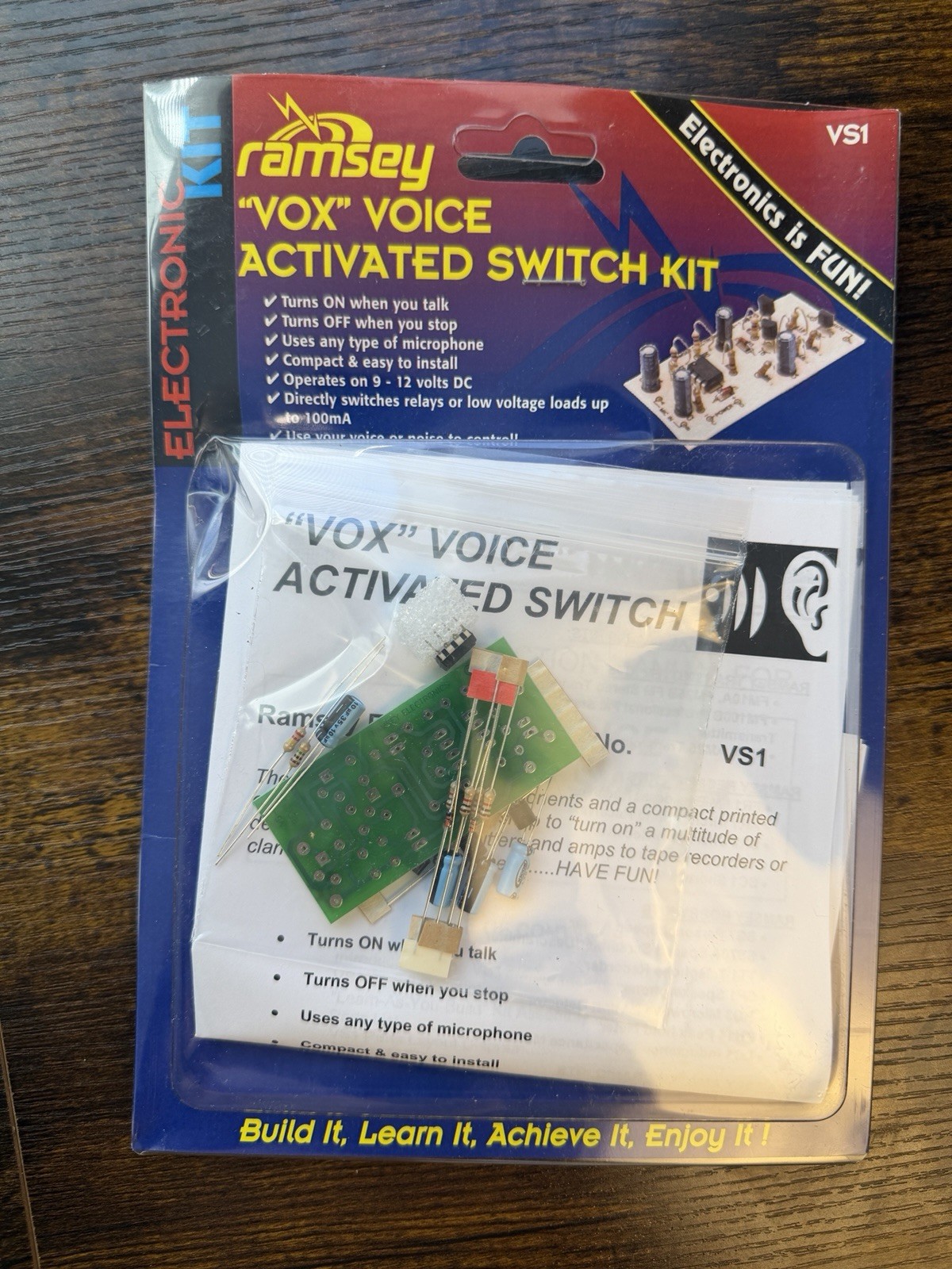 NEW Ramsey Electronics VS1 "VOX" Voice Activated Switch Kit NIB Unassembled