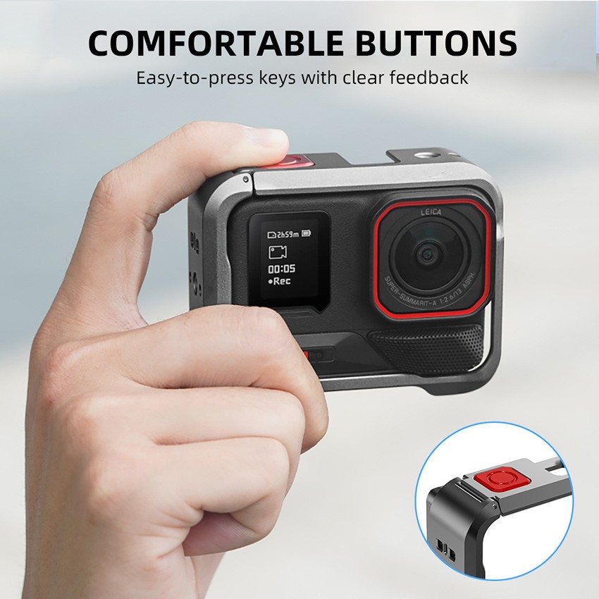 Metal Rabbit Cage Protective Frame for Insta360 Ace Pro 2