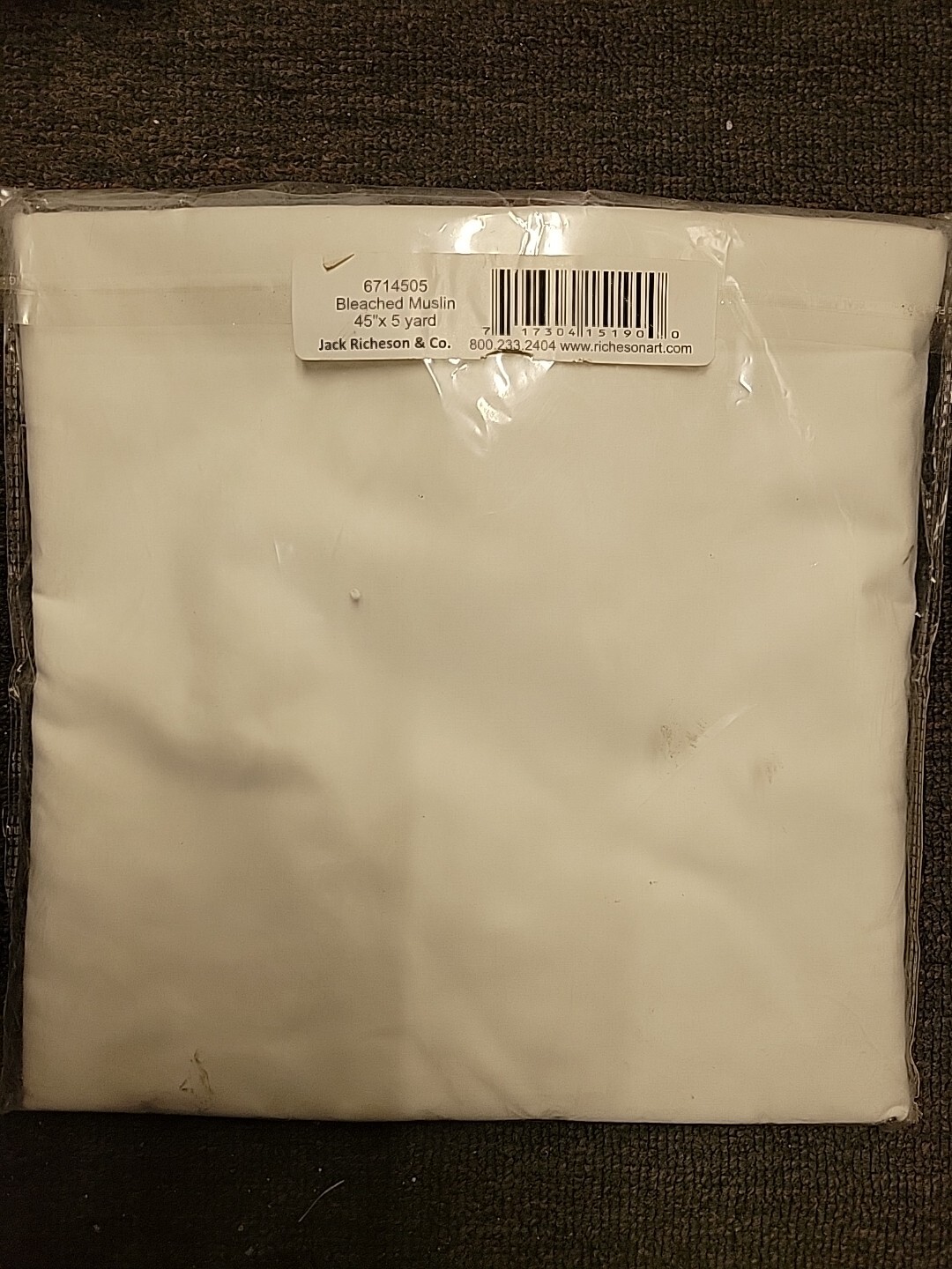 Muslin Bleached 45" X 5 Yards