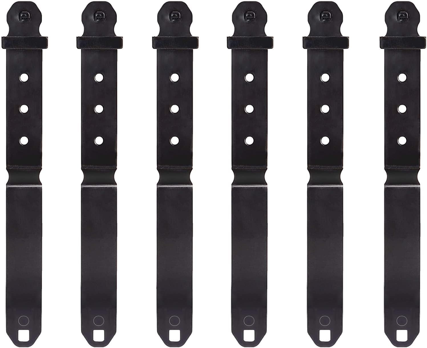 Molle Clips, Molle Straps Short Clips，Pack of 6