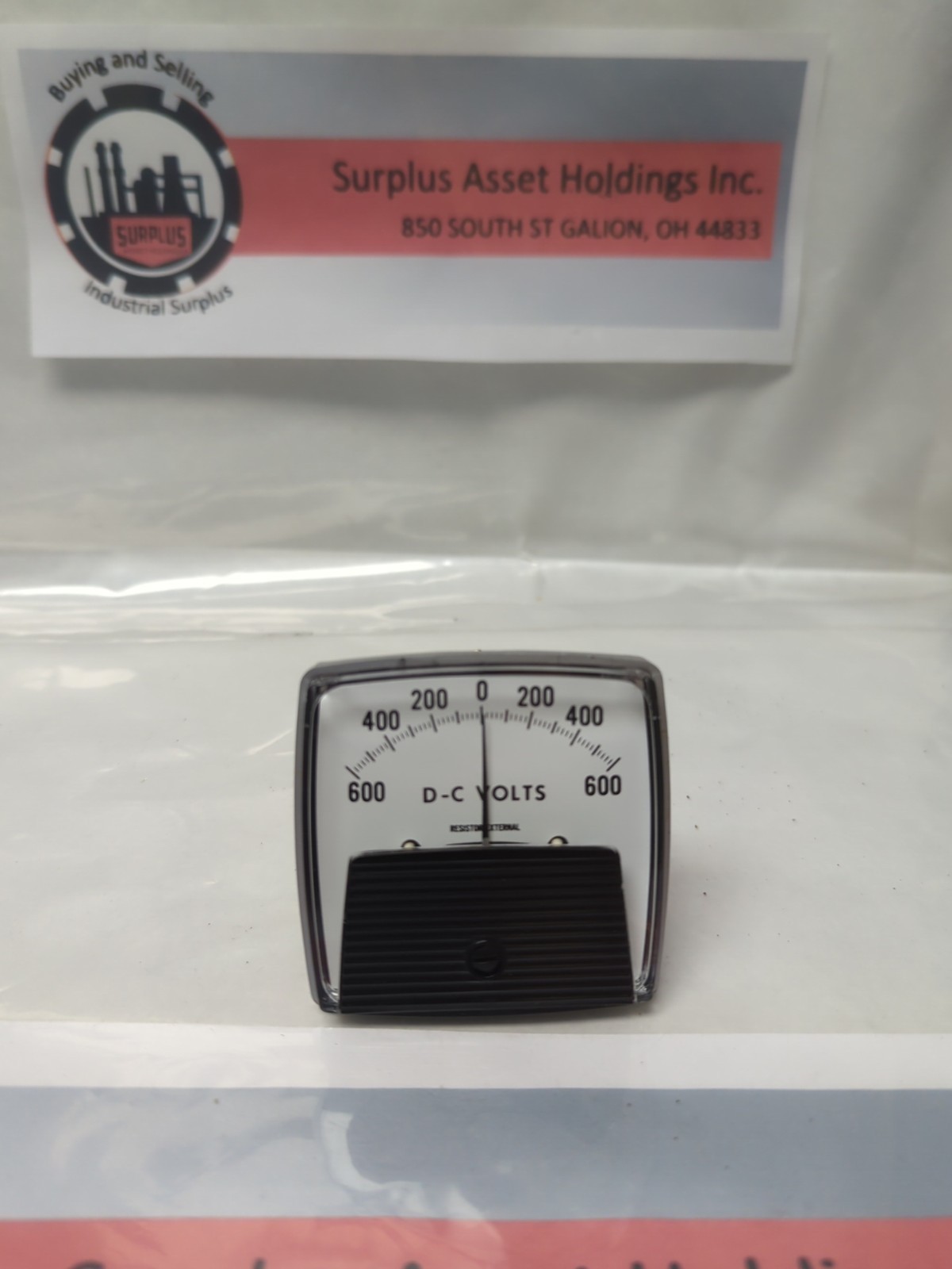 GE,50-250205FASJ1,PANEL METER 600-0-600 D-C VOLTS MISSING BOX NOS