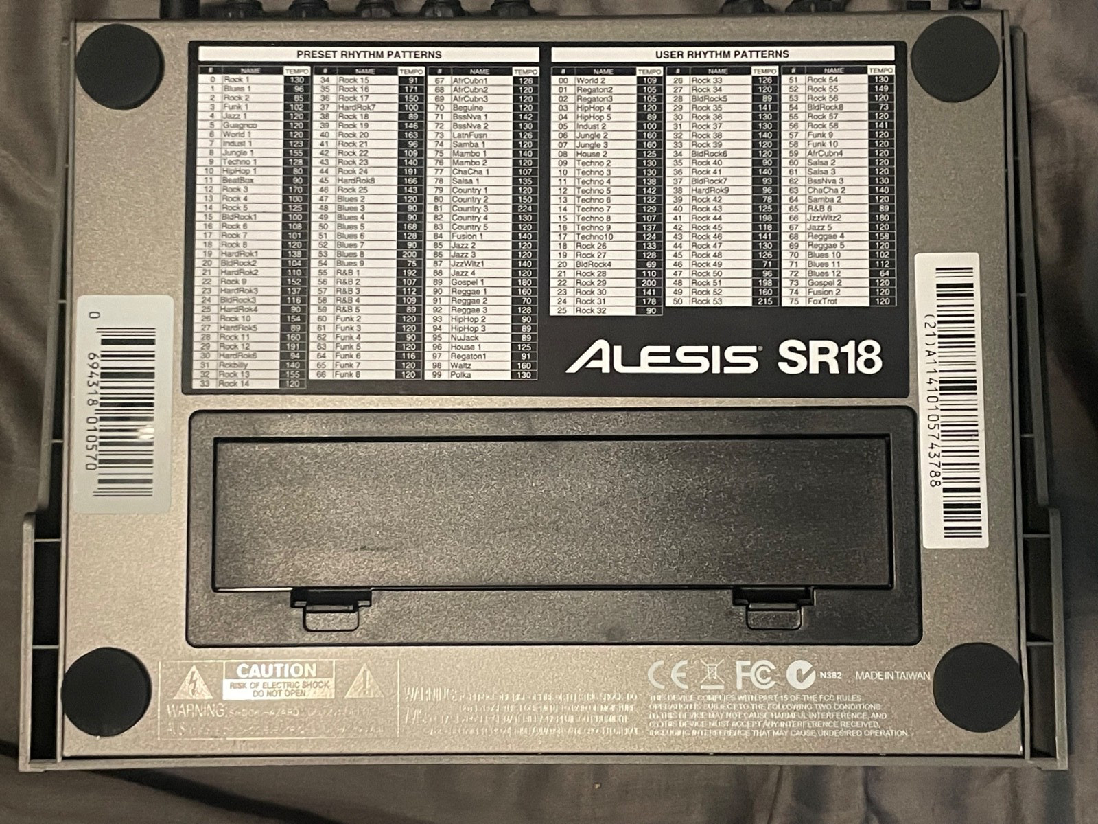Alesis SR 18 Professional Drum Machine - Grey