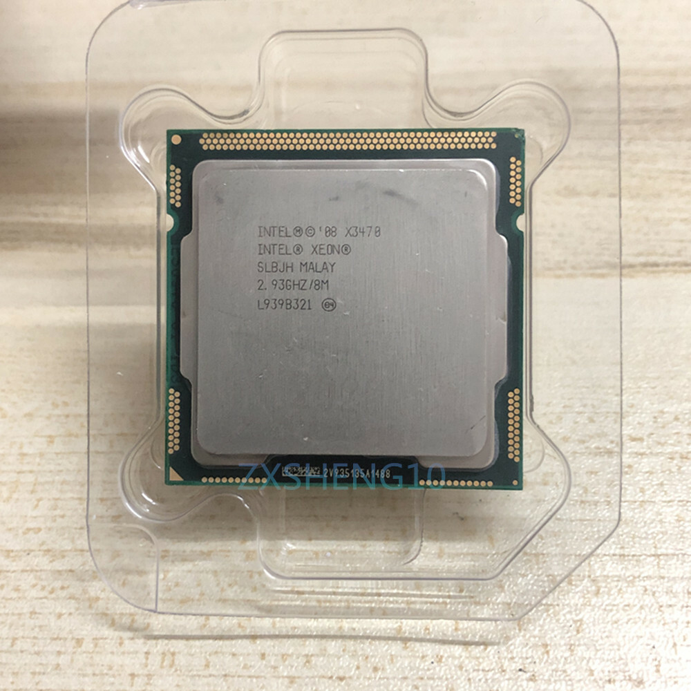 Intel Xeon X3470 CPU Quad-Core 2.93GHz 8M Socket LGA 1156 SLBJH Processors