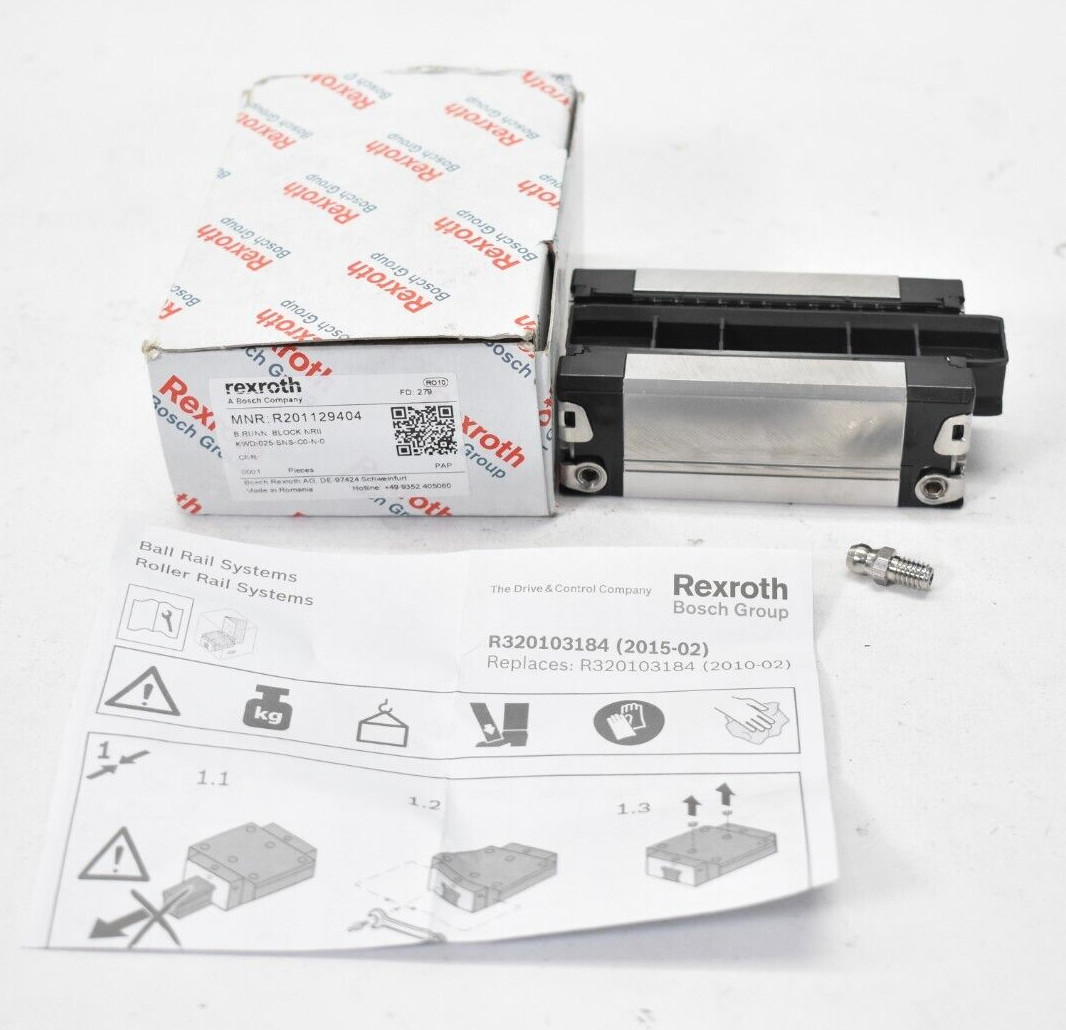 Rexroth Bosch B Runn Block CNR 1 Piece NRII R201129404 KWD-025-SNS-C0-N-0