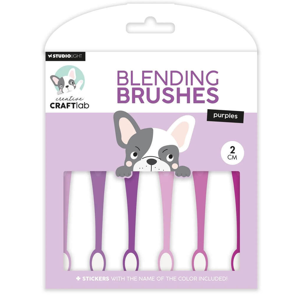 Creative Craftlab Essentials Blending Brushes 2cm Soft Brush - Purples