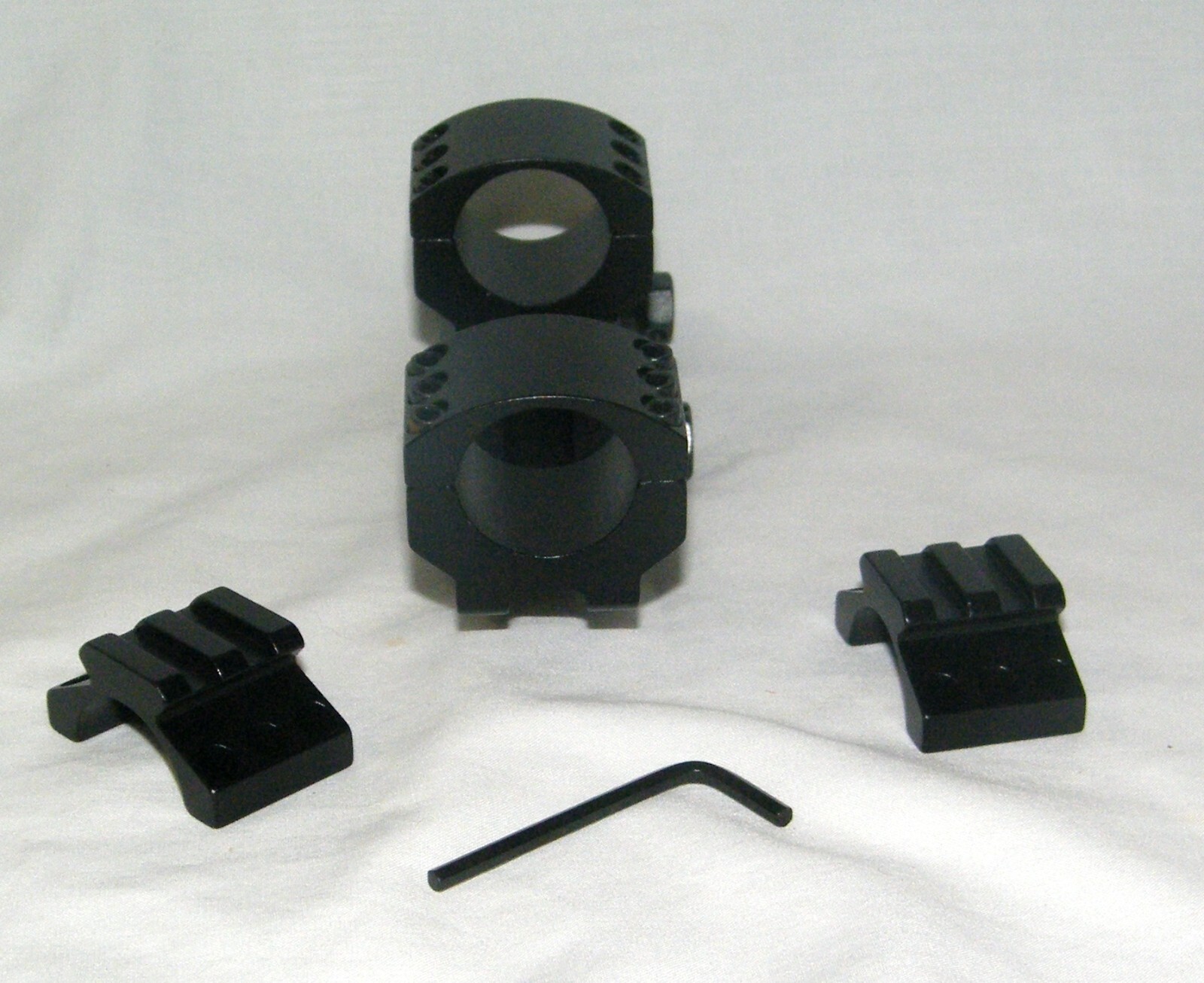 1 inch Cantilever Offset Scope Mount Rings fit 20mm Picatinny Rail combo #SB01