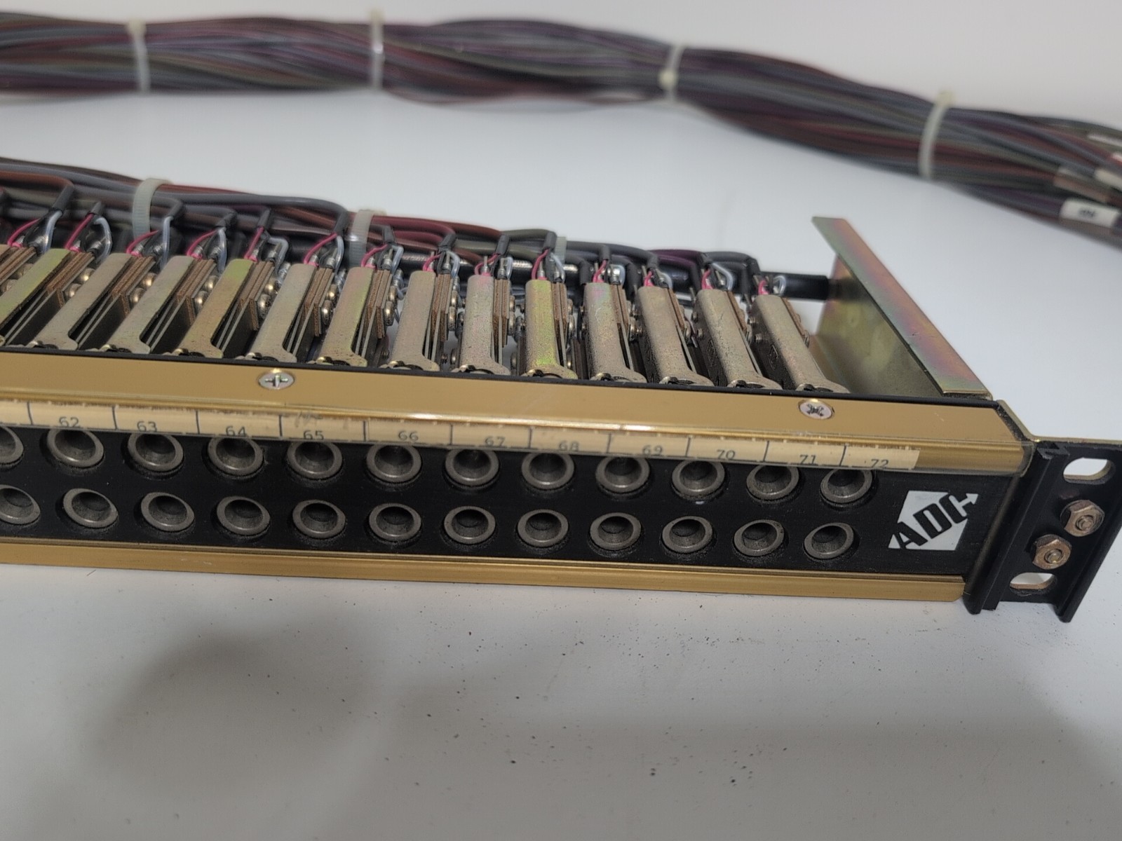 ADC Ultrapatch 48 Point Patchbay Panel Cables Pro Patch Bay