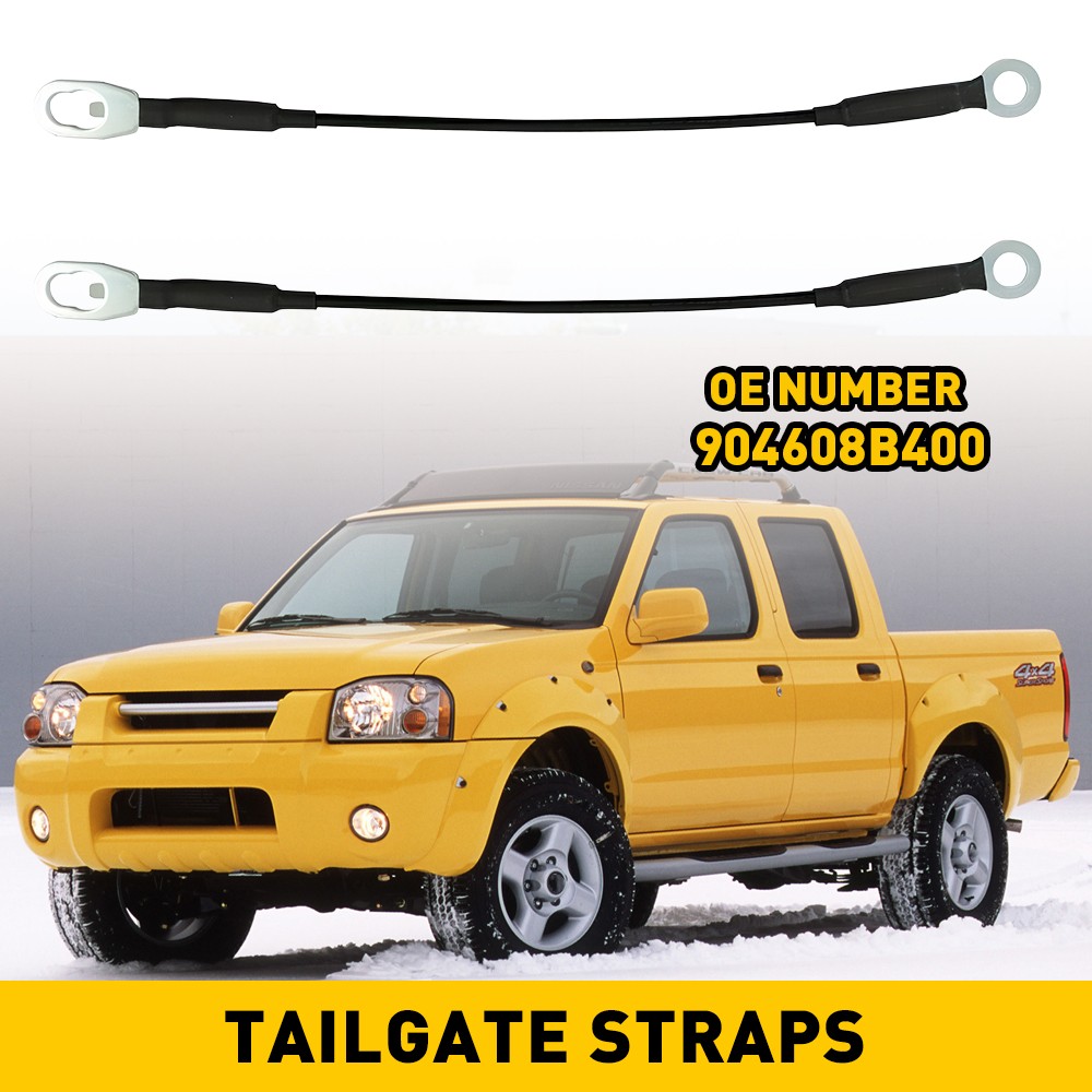 NEW Rear Tailgate Cables Straps Set of 2 1998-2004 for Nissan Frontier Truck