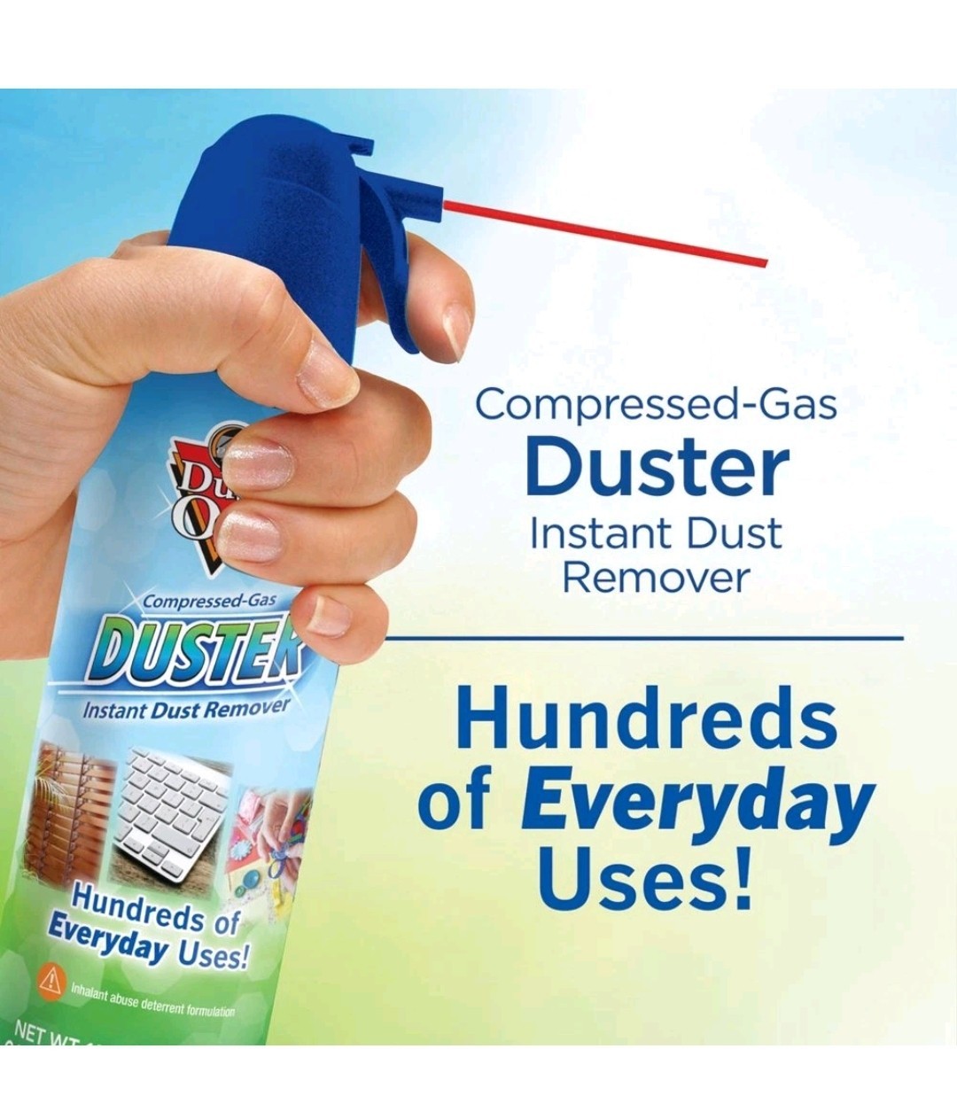 PE Dust-Off® Compressed Gas Duster (2 Pack) 12 OZ each