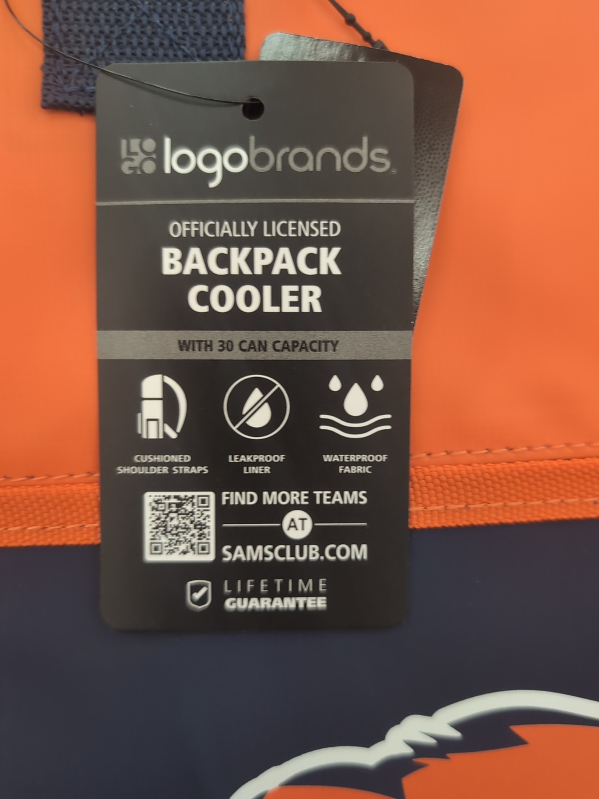 CHICAGO BEARS NFL Soft Sided Insulated 30-Can Backpack Cooler Bag Tailgate
