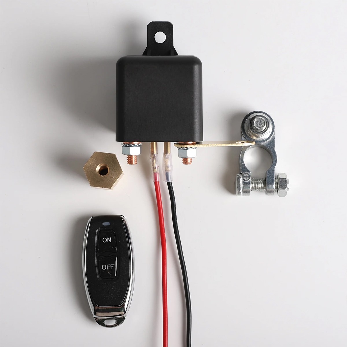 12V 200A Remote Battery Disconnect Kill Switch Anti Theft Auto Isolator D type