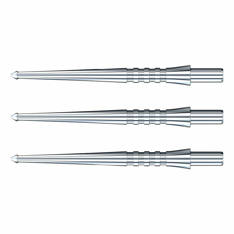 SILVER Red Dragon Specialist Dart Points - Raptor GT Points 33mm