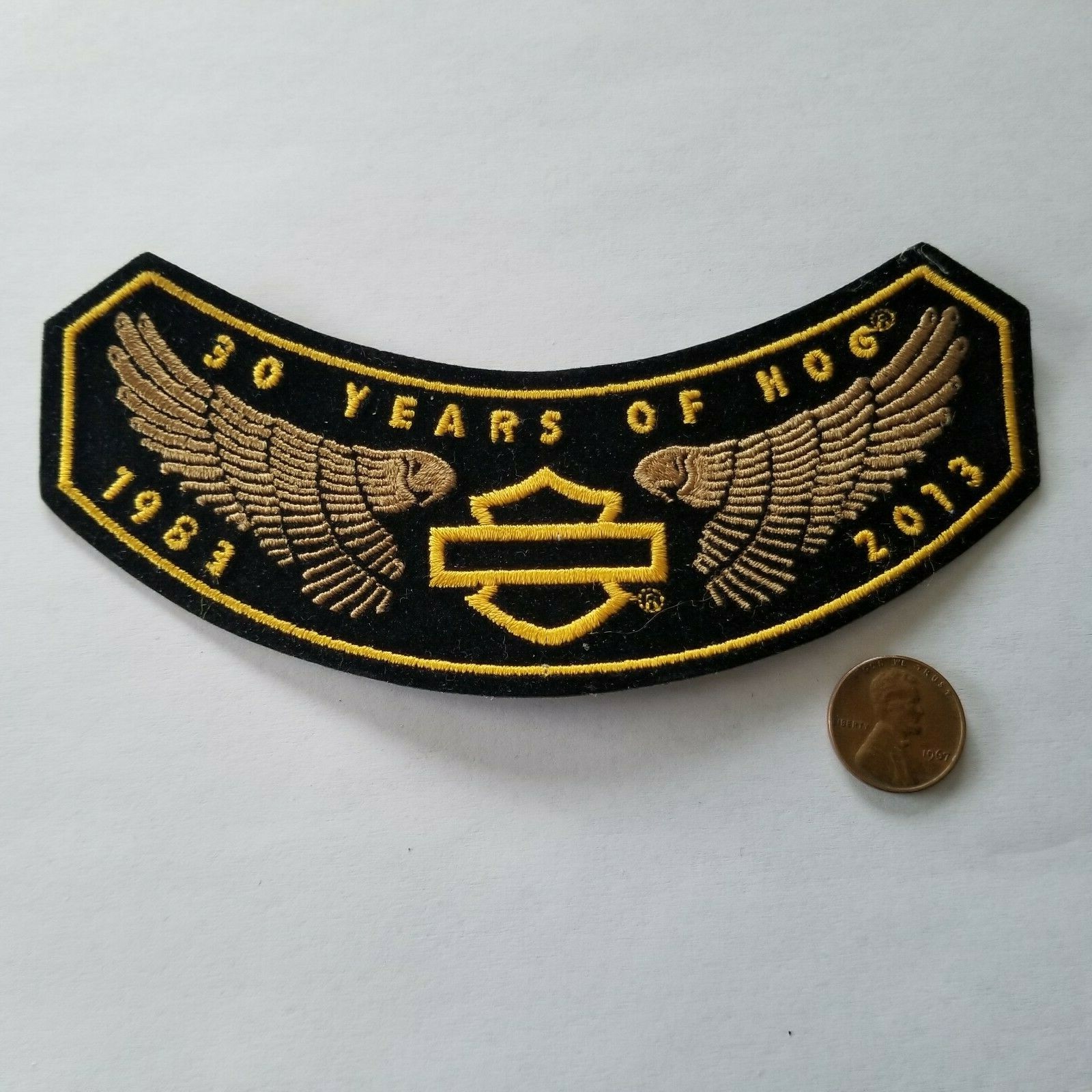 NEW Harley Davidson Owners Group 30 Years Of HOG 1983-2013 Patch Motorcyle Biker