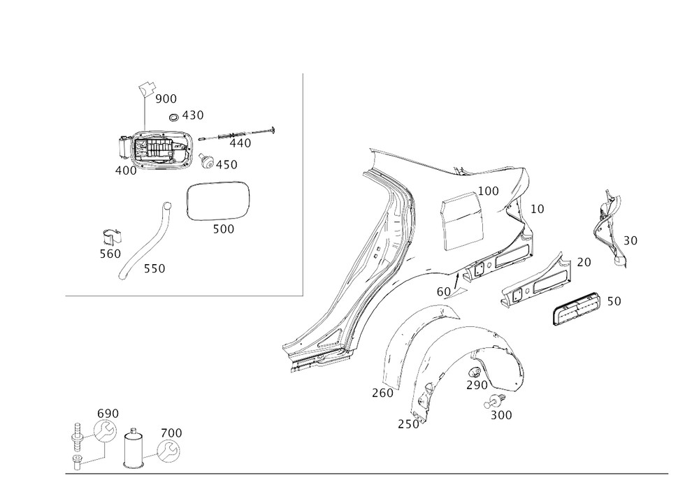 Genuine Mercedes-Benz Coupling Mechanical 211-545-17-28