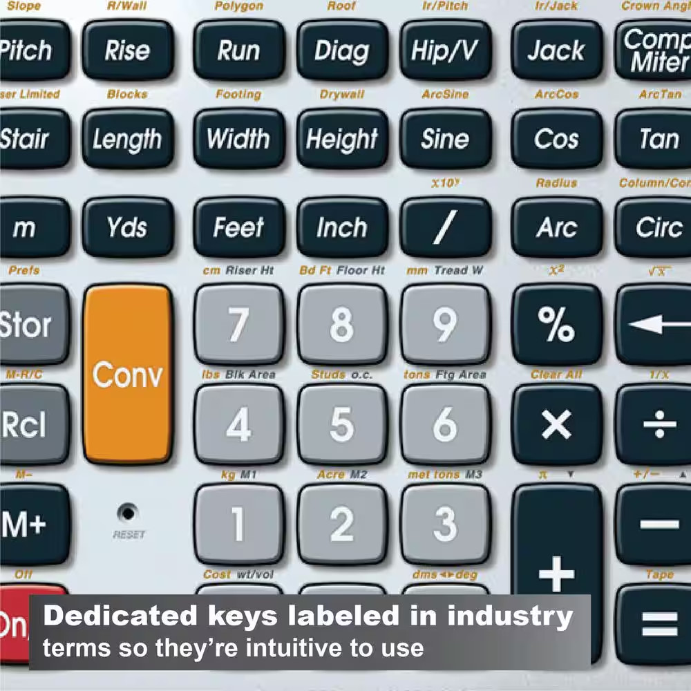 Construction Master Pro Desktop with Full Trigonometric Function