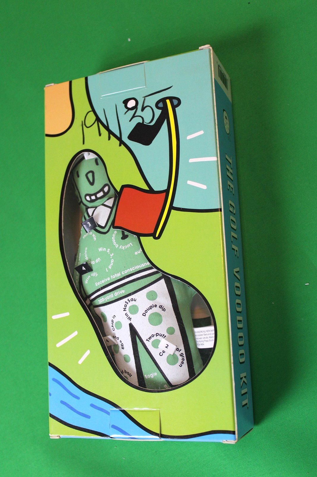 The Golf Voodoo Kit Plush Toy & Pins Ready to Cast Spell