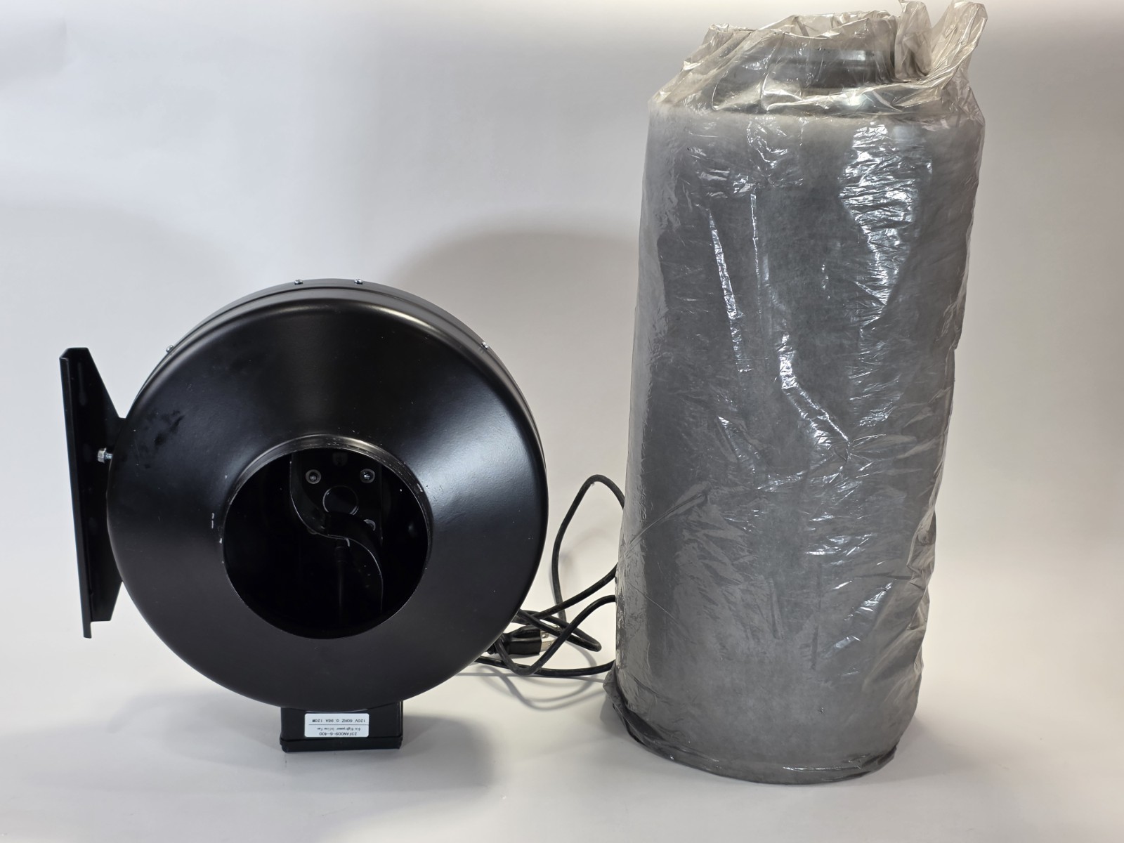 6in High-power Inline Fan With 6in Fan Filter Set
