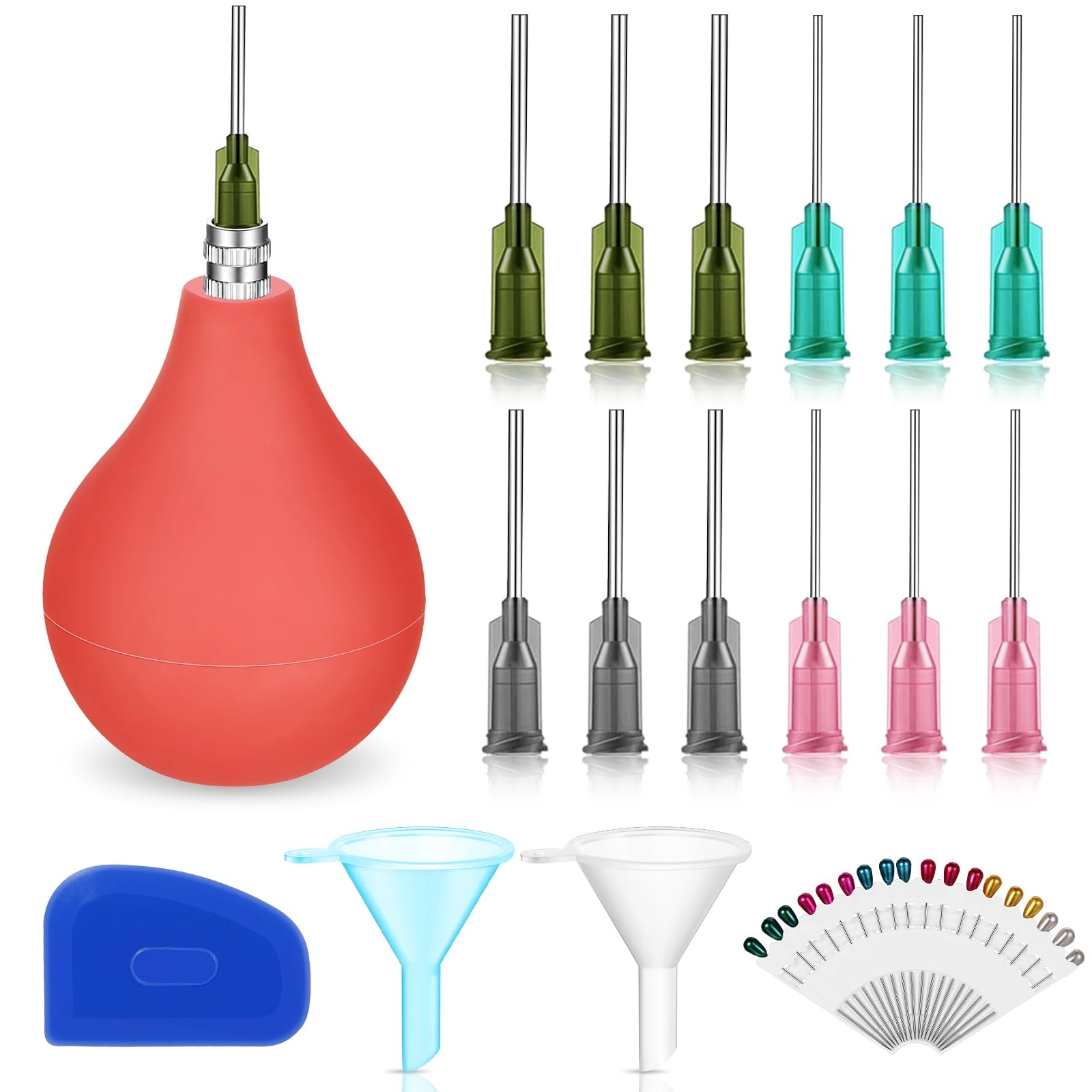 34 Pcs Pottery Tools Supplies Ceramic Precision Applicator Slip Tool Kit