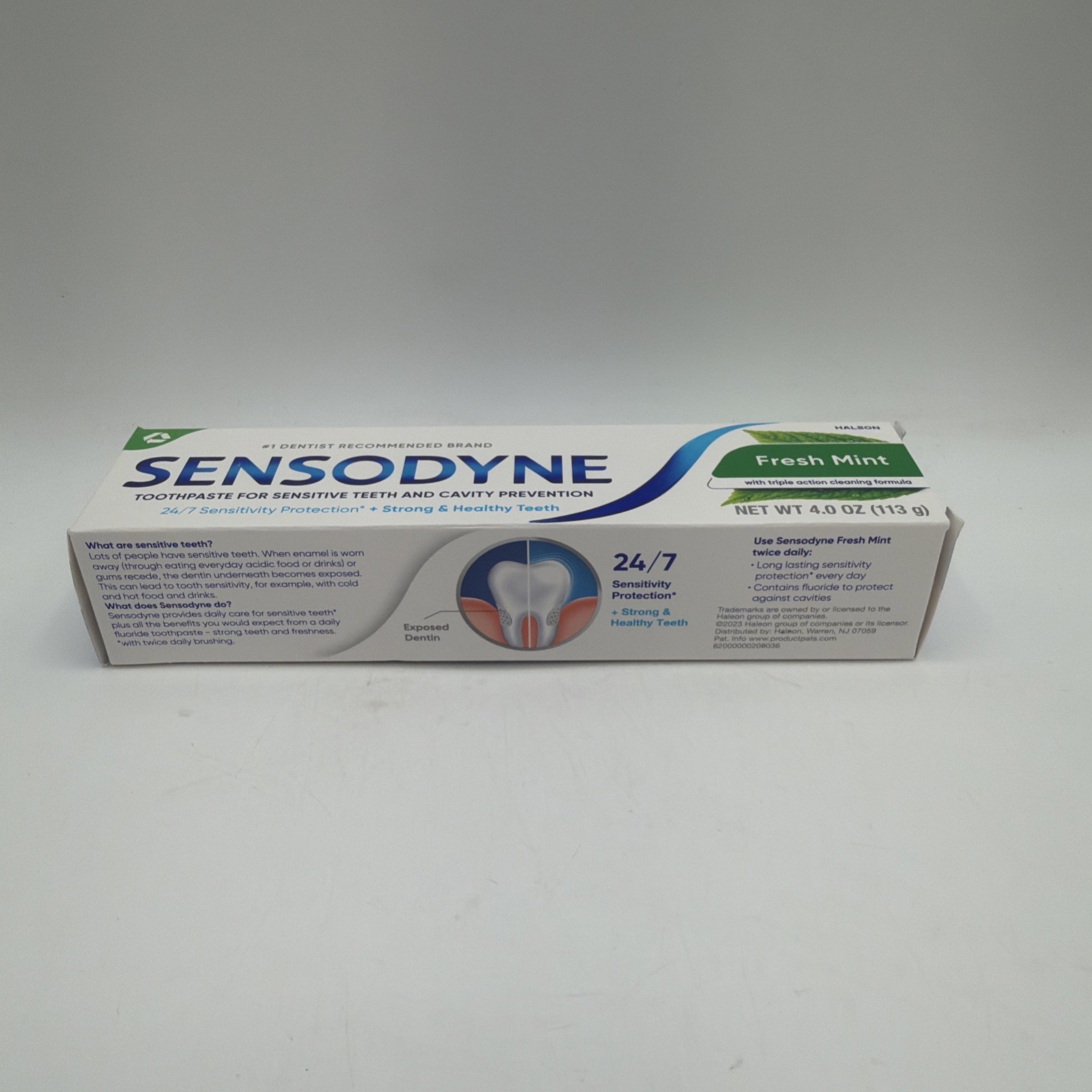 Sensodyne Toothpaste Fresh Mint 4oz 3 Pack