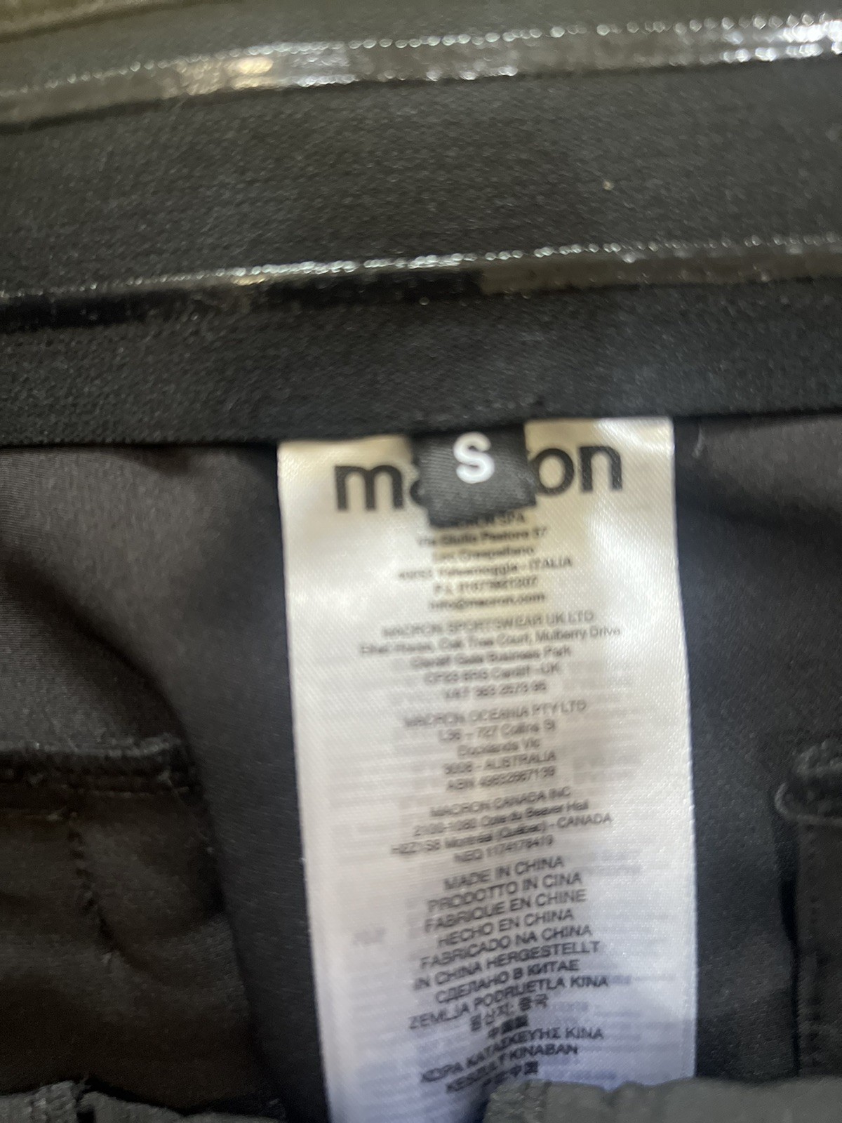 MACRON DELANEY REFEREE Black PANTS BASKETBALL Size Small