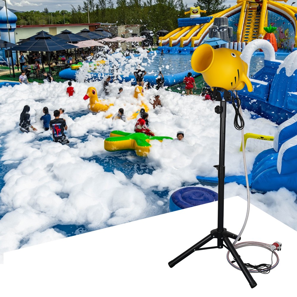 1000W Waterproorf Moving Head Foam Machine with Stand for Party Pool Playground