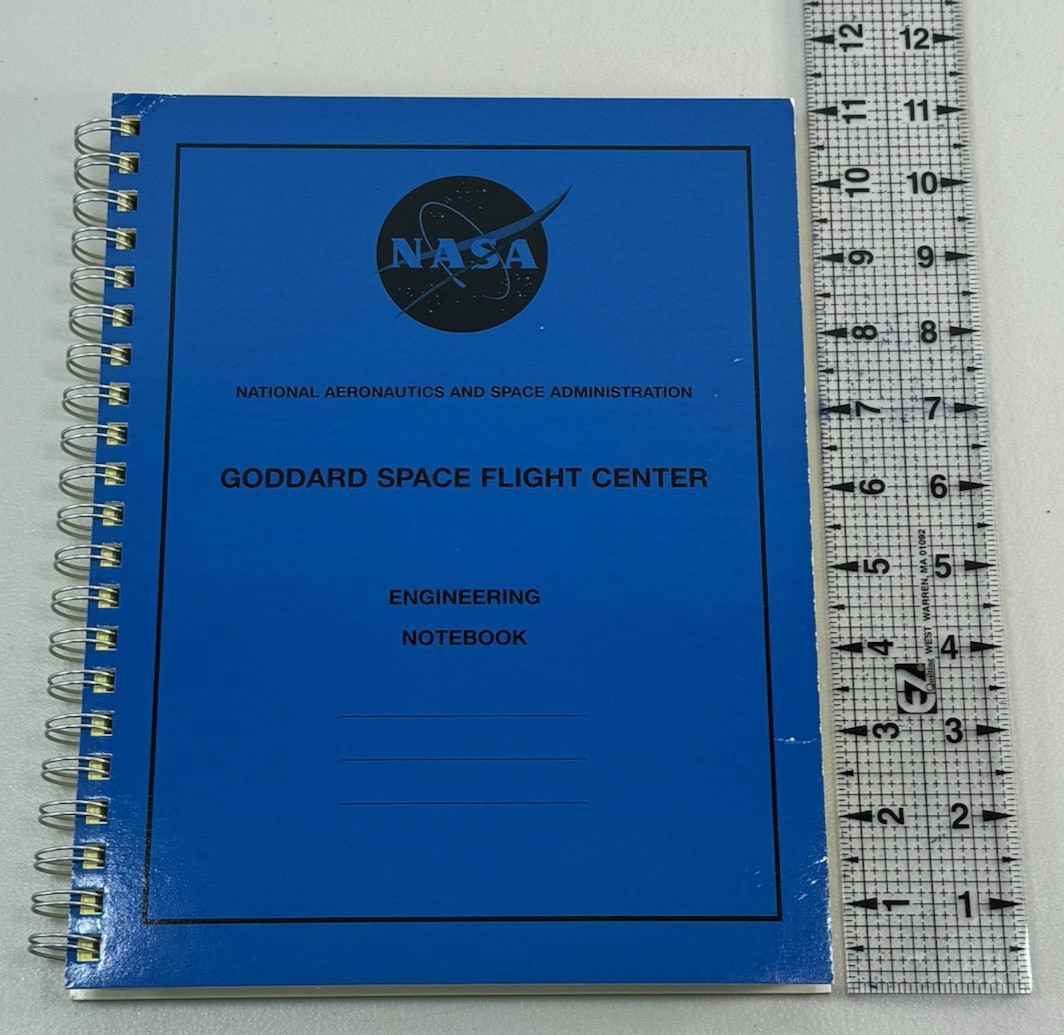 NASA Engineering Notebook Goddard Space Flight Center - Rare - Lined & Grid