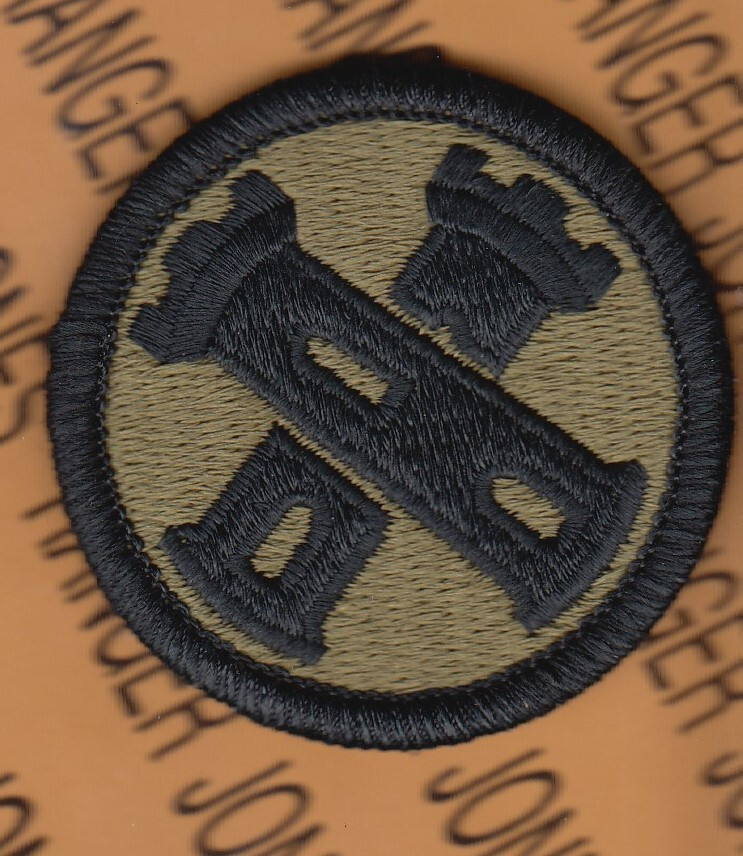 US Army 16th Engineer Brigade ~2.25" OCP w/ HOOK uniform shoulder patch m/e