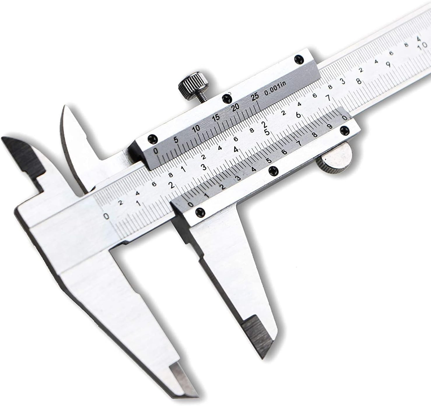 Vernier Caliper Measuring Tool 6", 0-6Inch/0-150Mm Manual Non Digital Calipers,