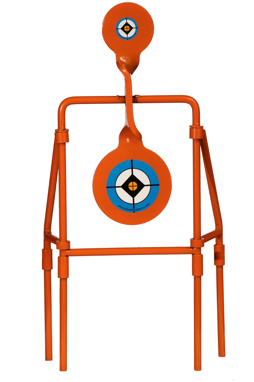 Do All Outdoors Double Blast Spinner Shooting Target with 3" One Size, Orange