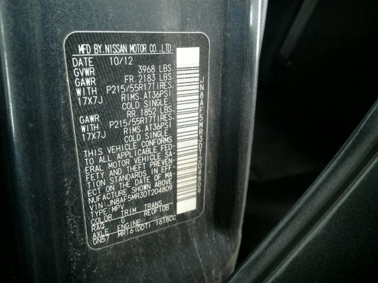 Passenger Right Front Spindle/Knuckle Fits 11-25 LEAF 104828424
