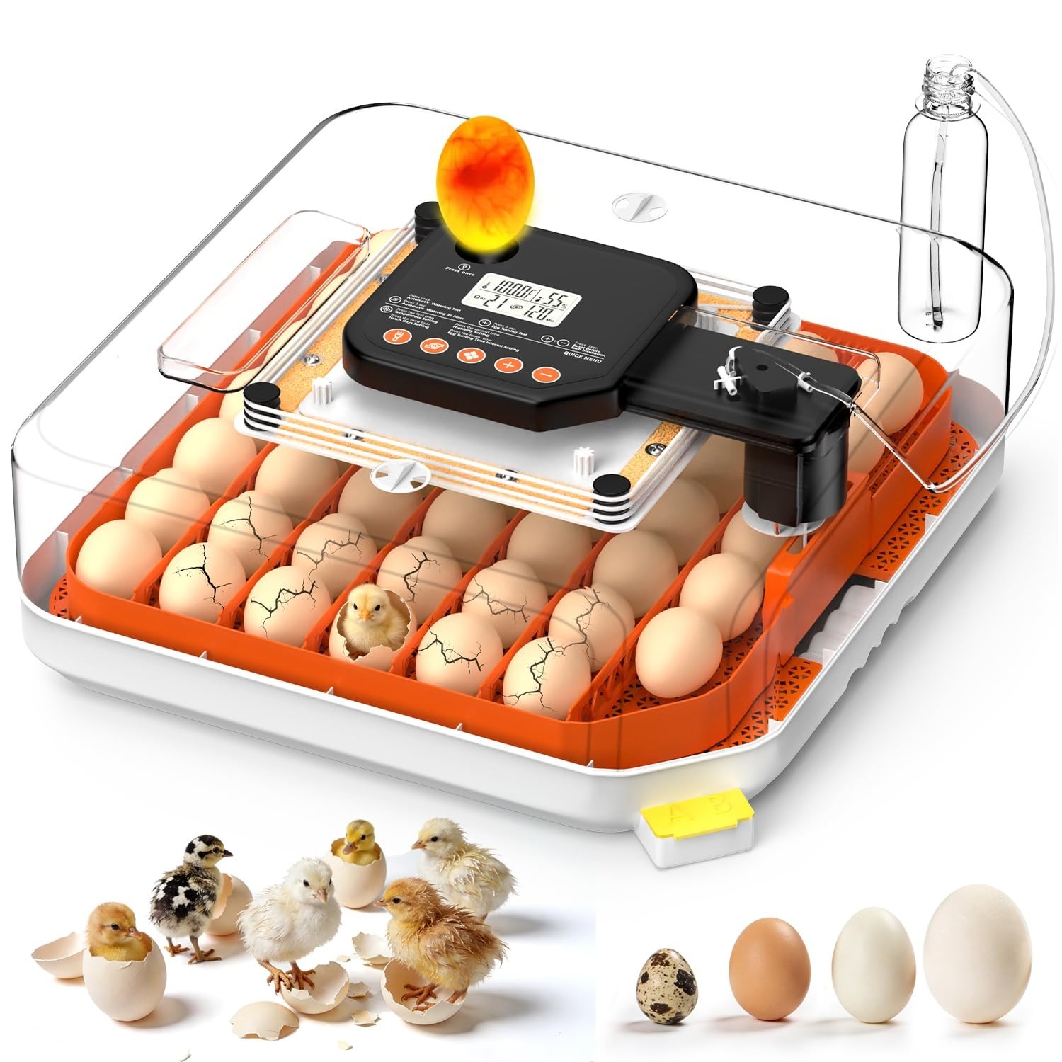 Incubators for Hatching Eggs, Egg Incubator with Automatic Egg Turning and Humid