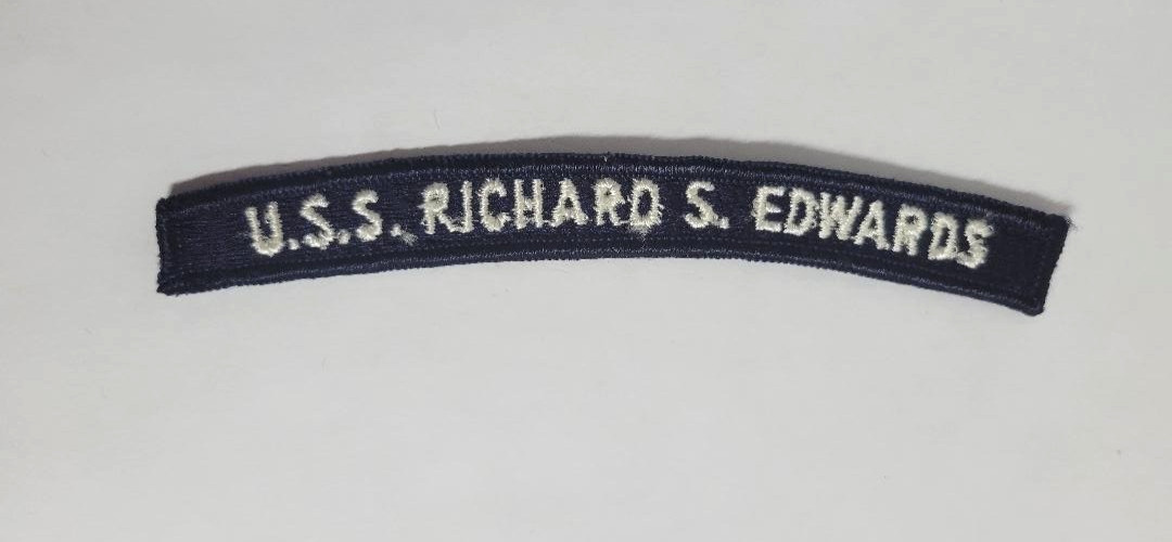 US Navy U.S.S. RICHARD S. EDWARDS Forrest Sherman-Class Destroyer Tab Segment