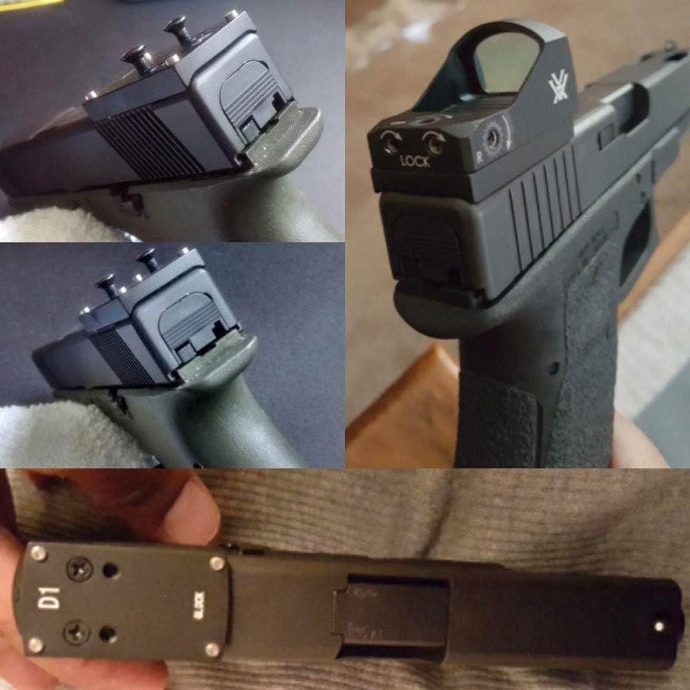 Universal Pistol Red Dot Sight Mount Plate Base For Taurus Glock 17 19 22 23 26