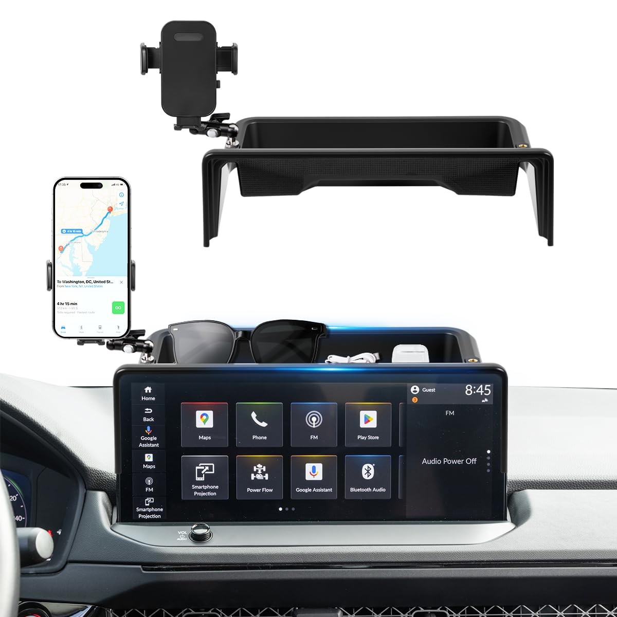 Car Phone Holder Compatible Honda Accord 2023-2025 12.3-Inch Screen Fixed Clip