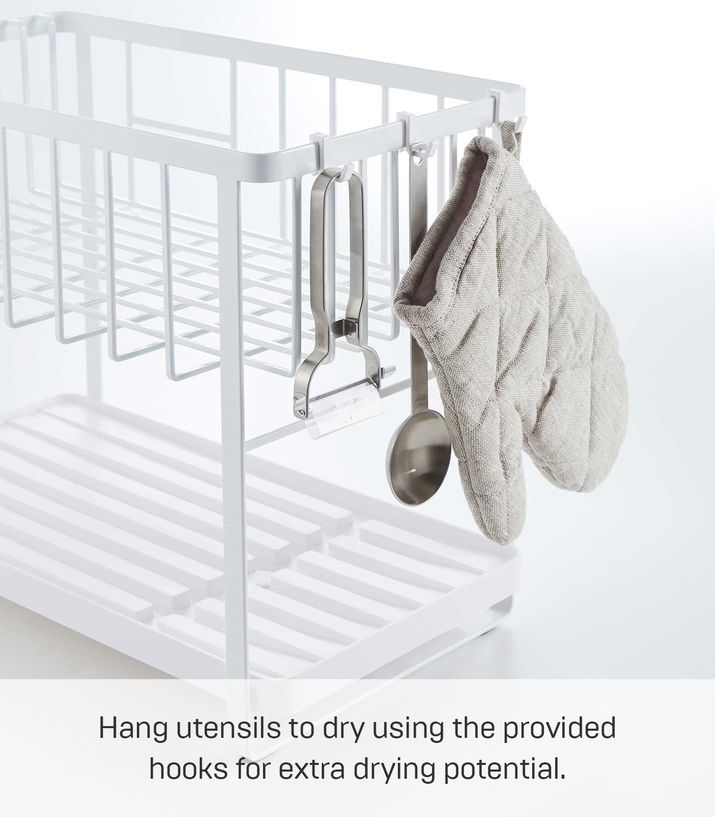 Yamazaki Home TOWER Two-Tier Wire Dish Rack