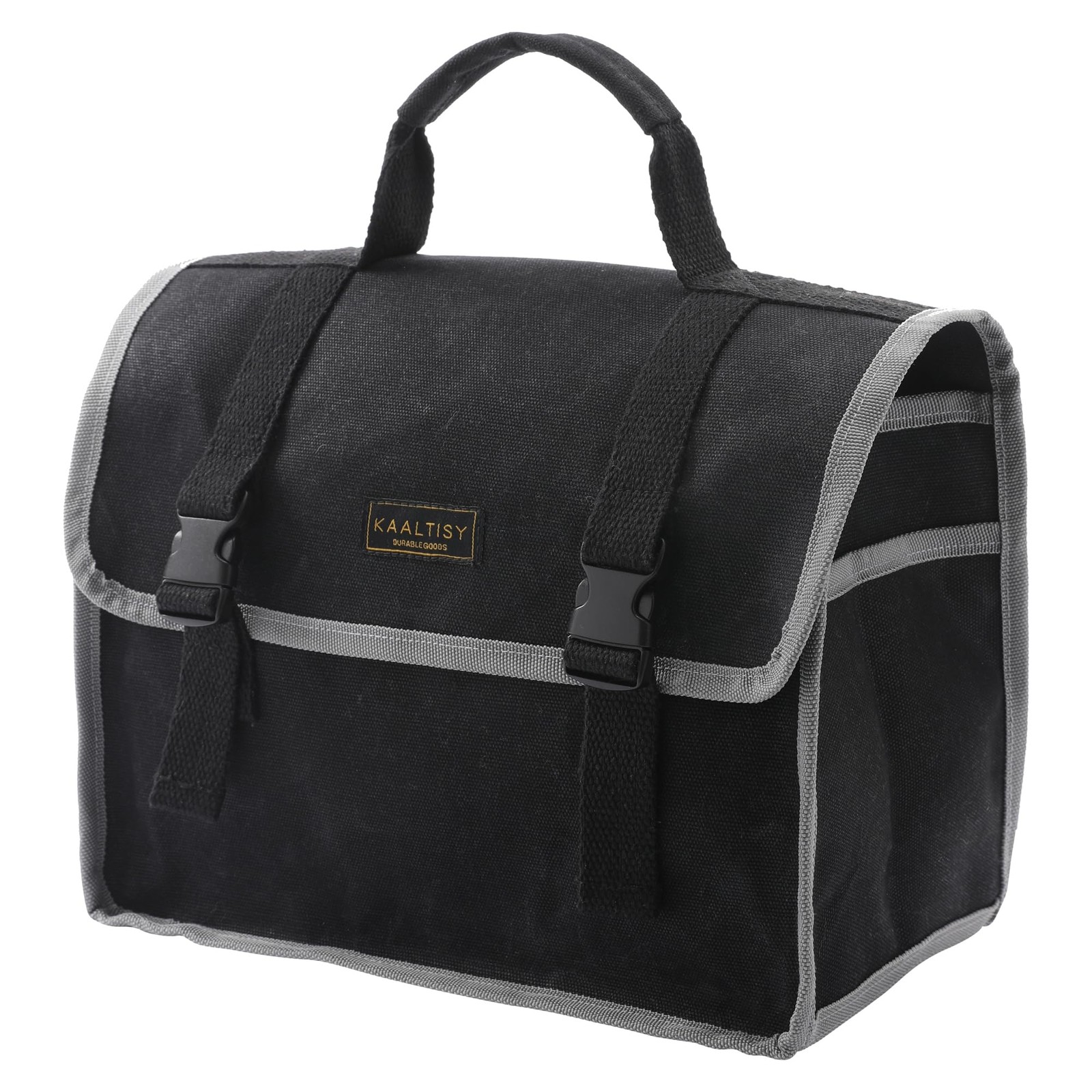 Tool Organizer Bag | 1 Large Pocket Storage Pouch & 2 Side Pockets & Canvas H...